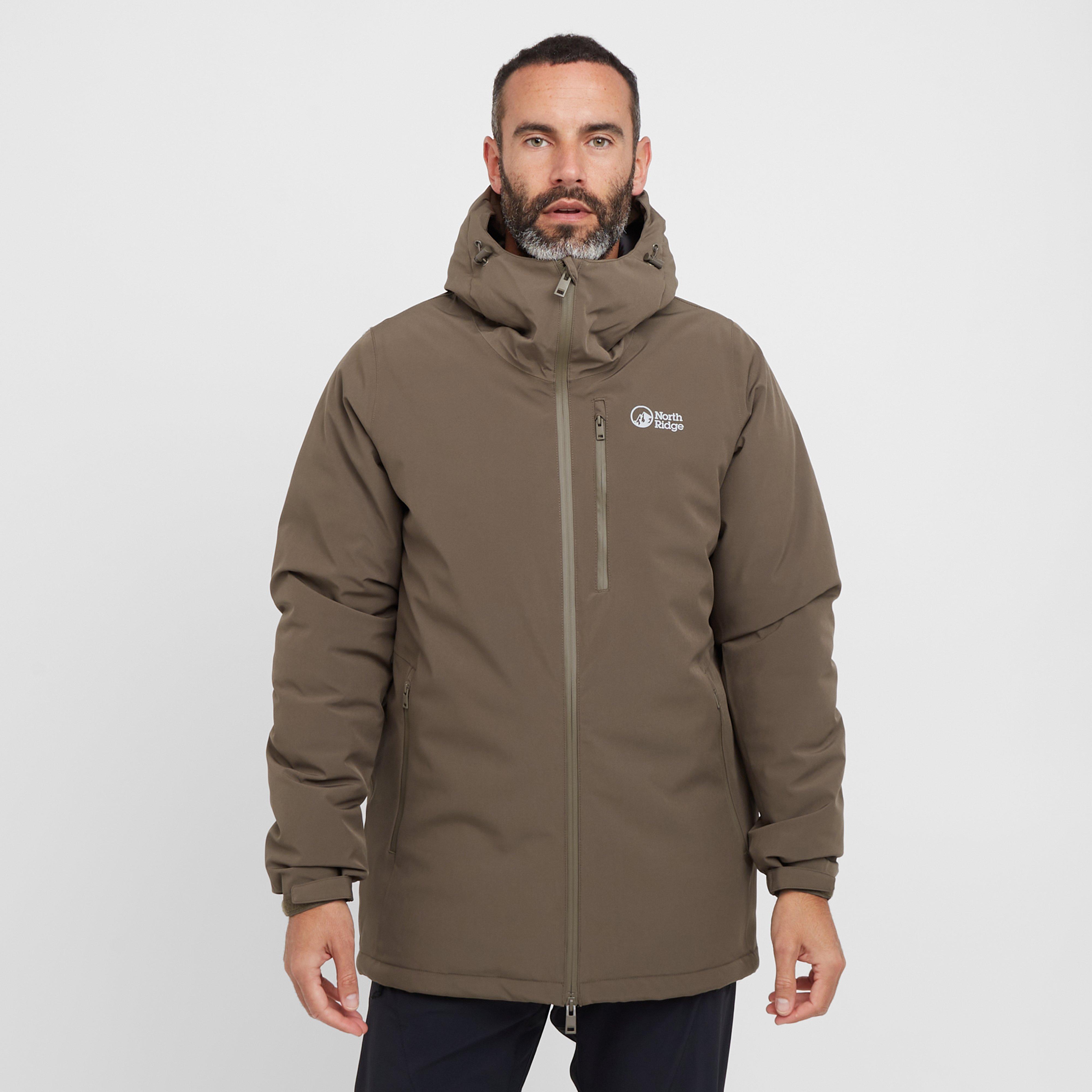 North Ridge Men's Domain Waterproof Parka, Brown