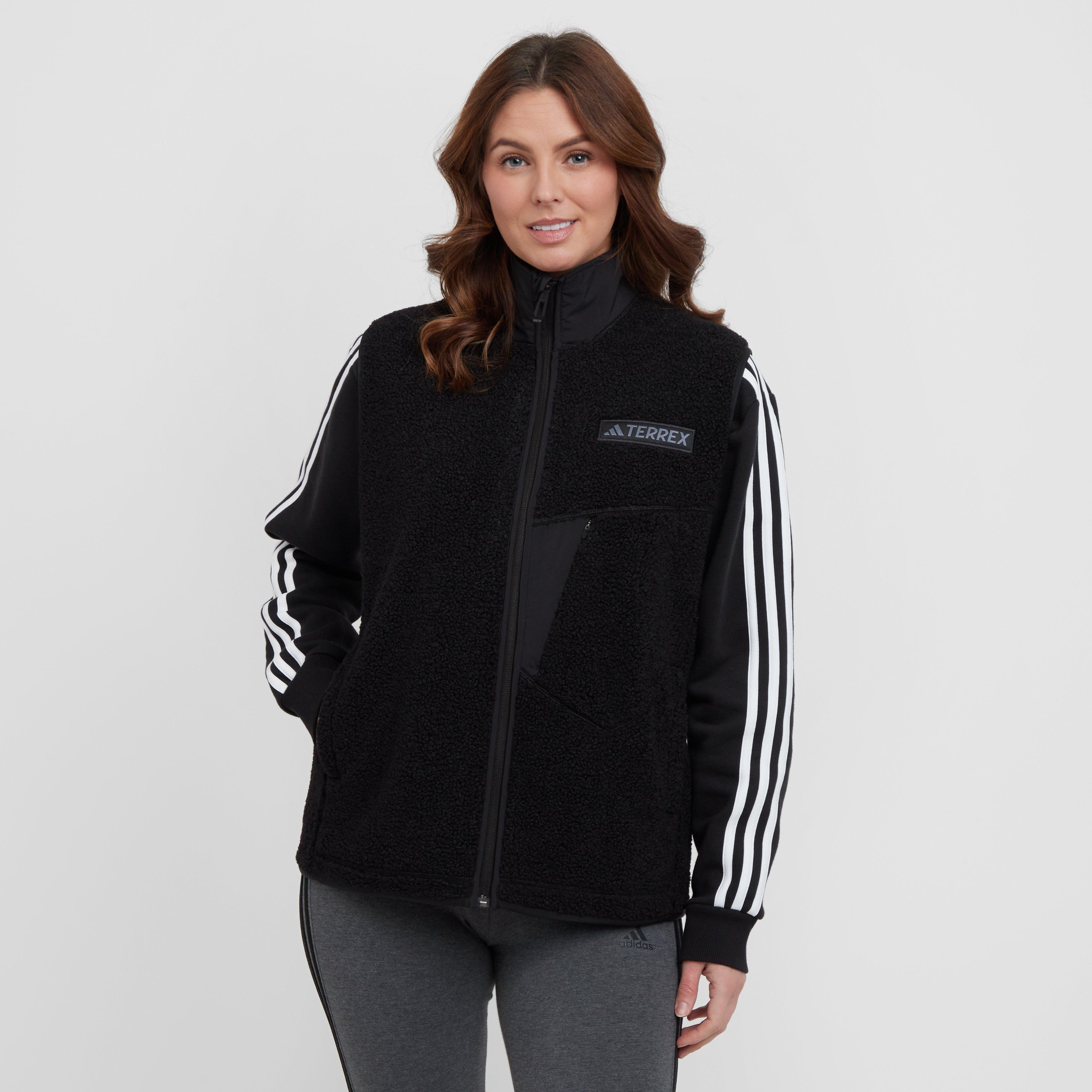 adidas Terrex Women's Xploric High Pile Fleece Vest, Black