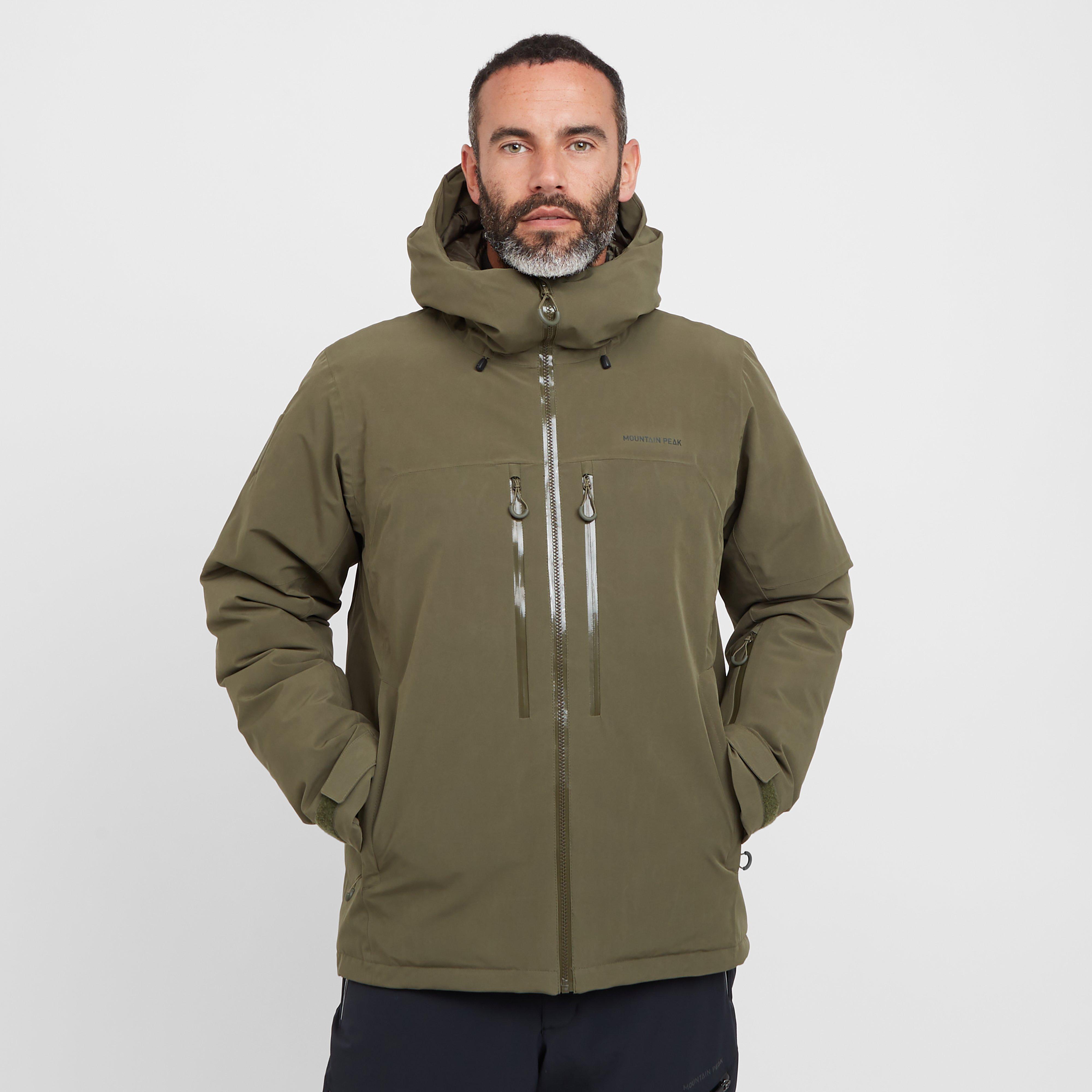 Mountain Peak Men's Valmorel Waterproof Insulated Jacket, Khaki