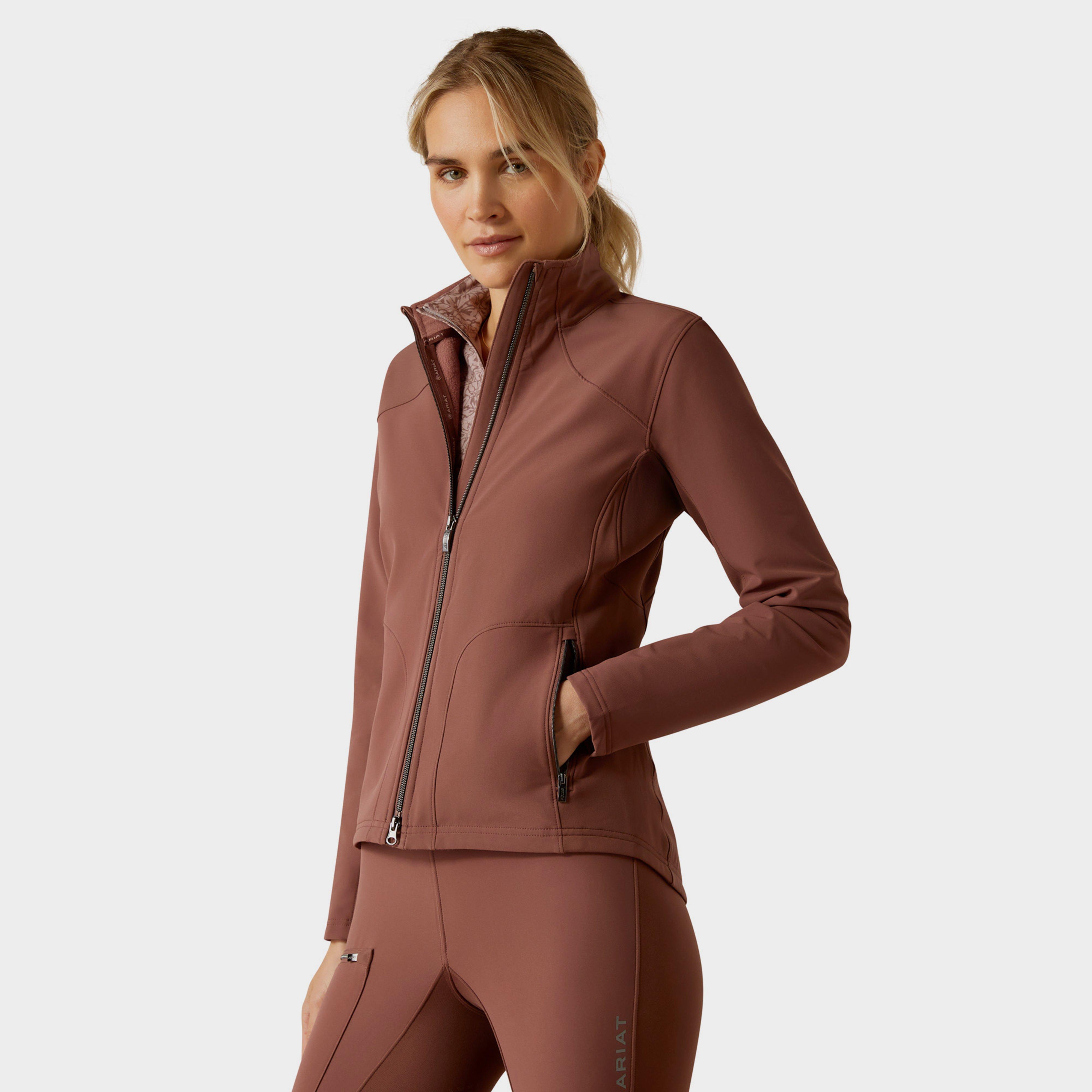 Ariat Women's Boreas Full Zip Sweatshirt, Brown