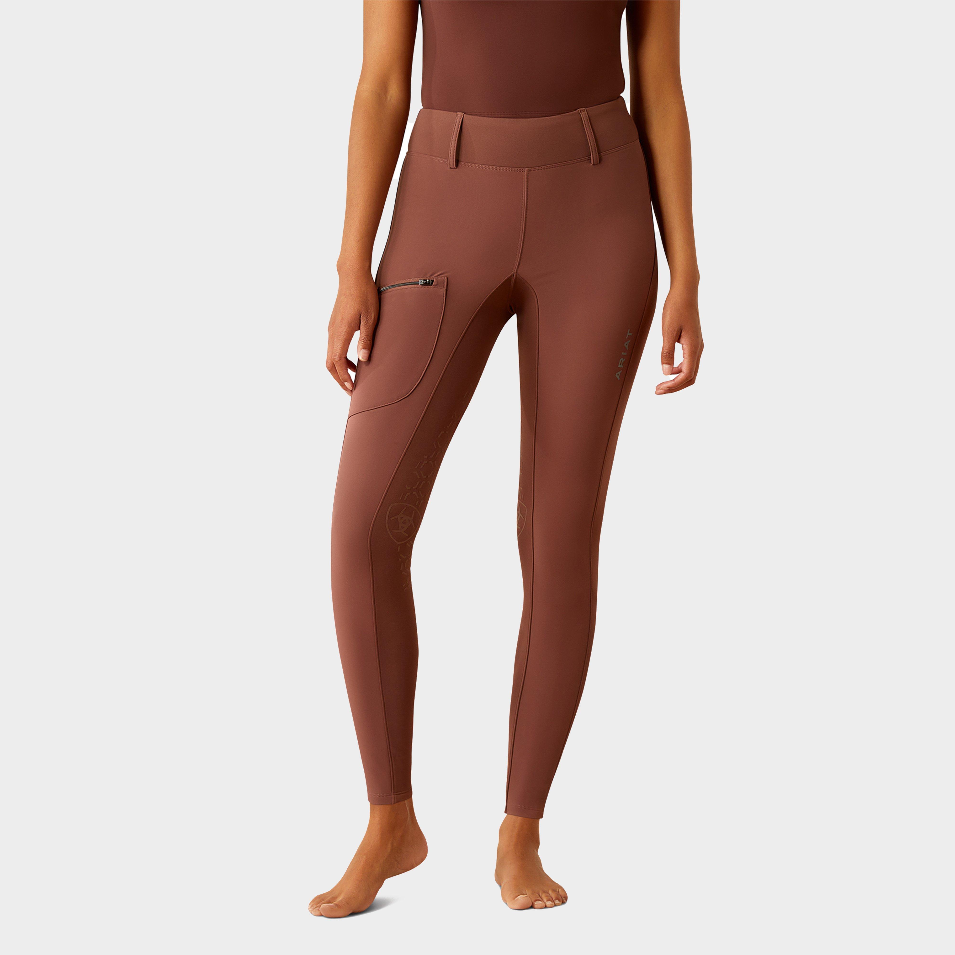 Ariat Women's Boreas 2.0 Half Grip Tight, Brown