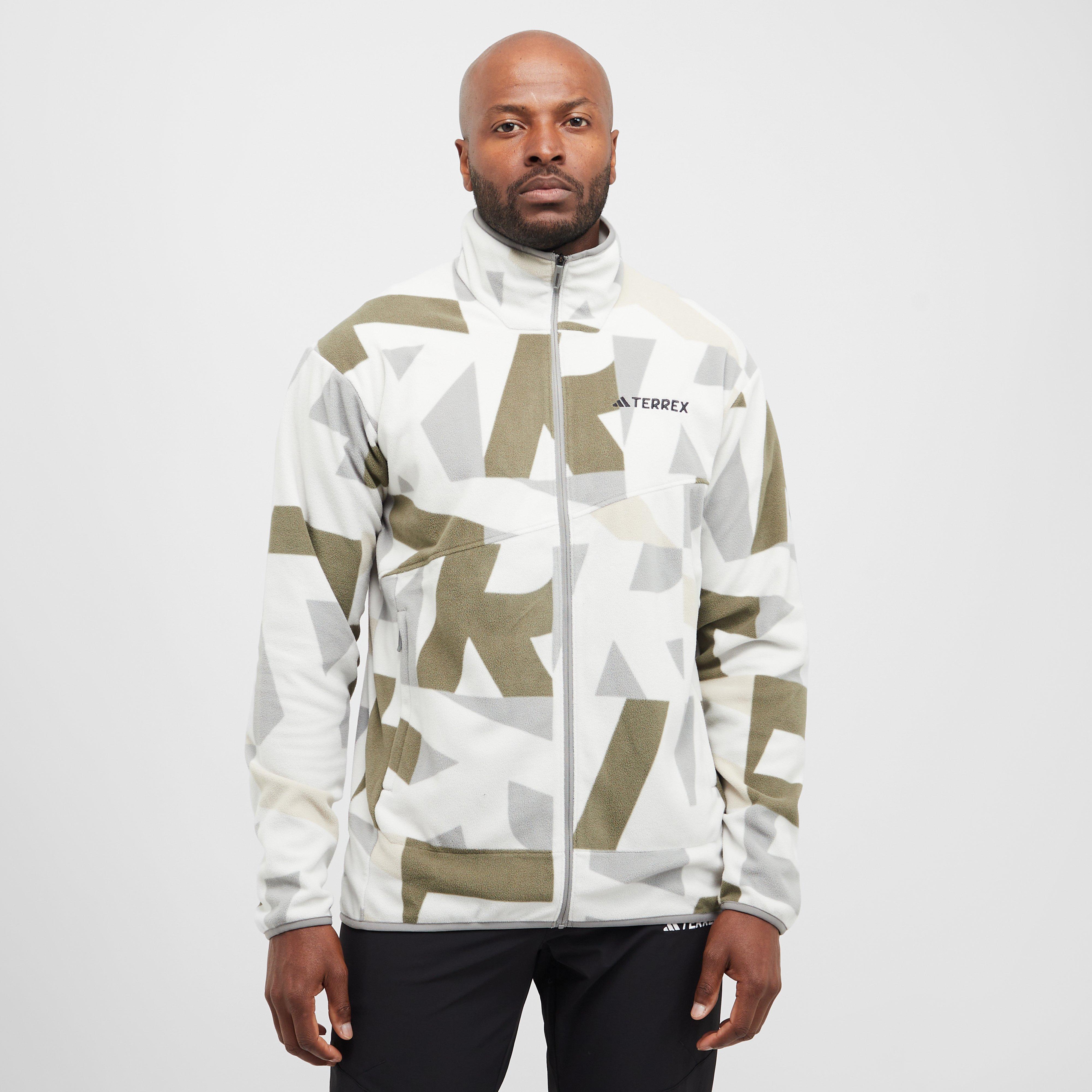 adidas Terrex Multi Print Full Zip Fleece, Multi Coloured