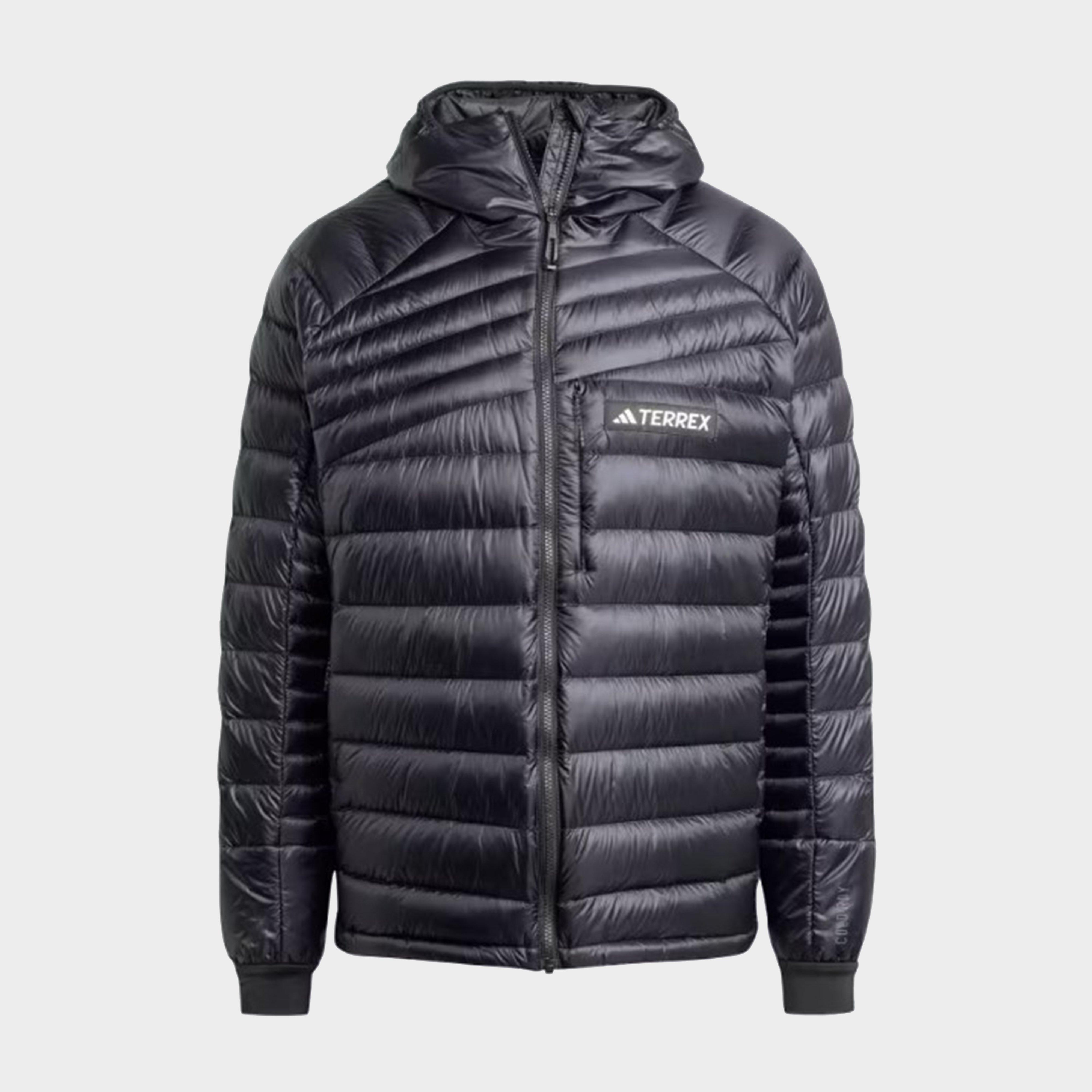 adidas Terrex Men's Xperior Cold.Rdy Down Hooded Jacket, Black