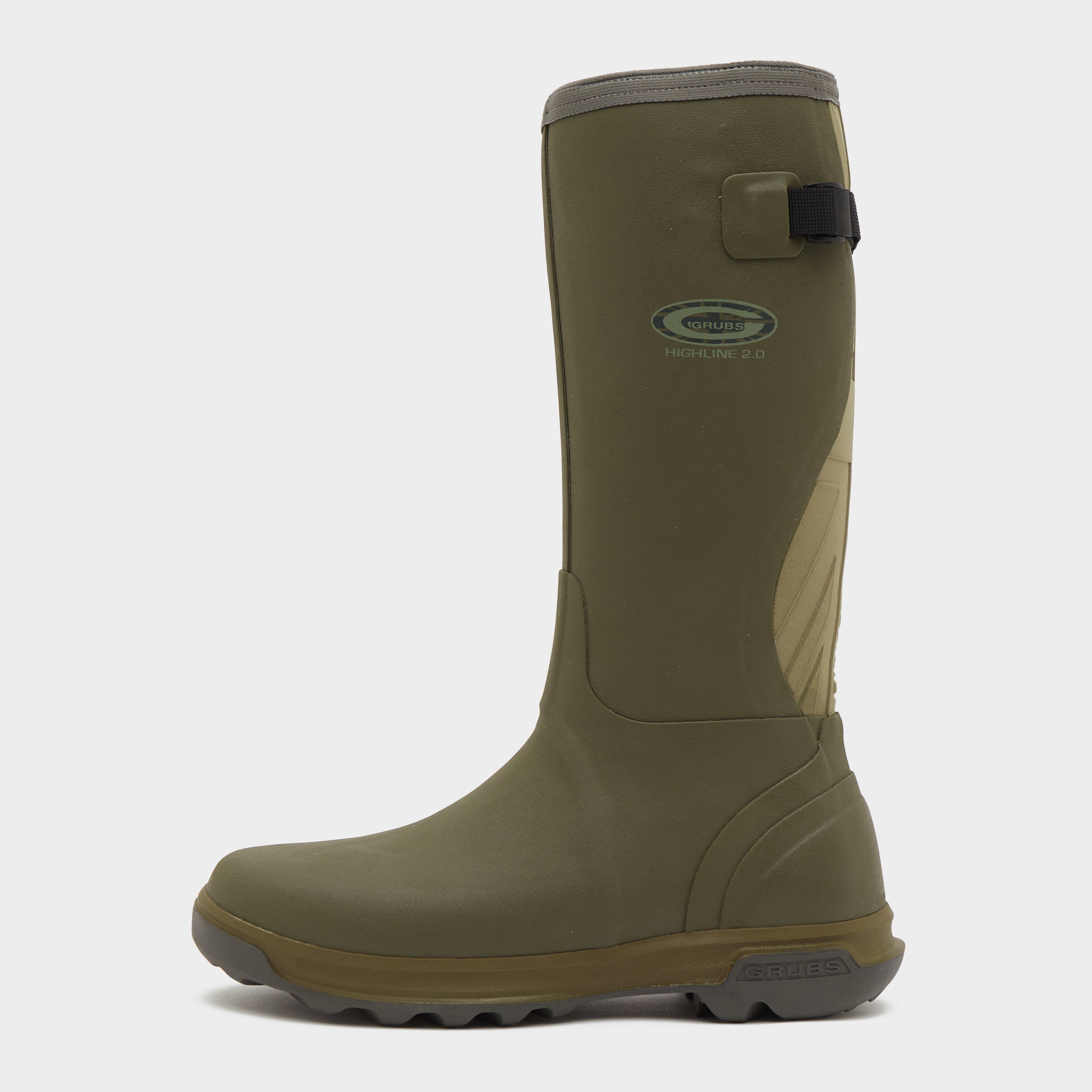 Grubs Men's 2.0 Highline Wellington Boots, Green