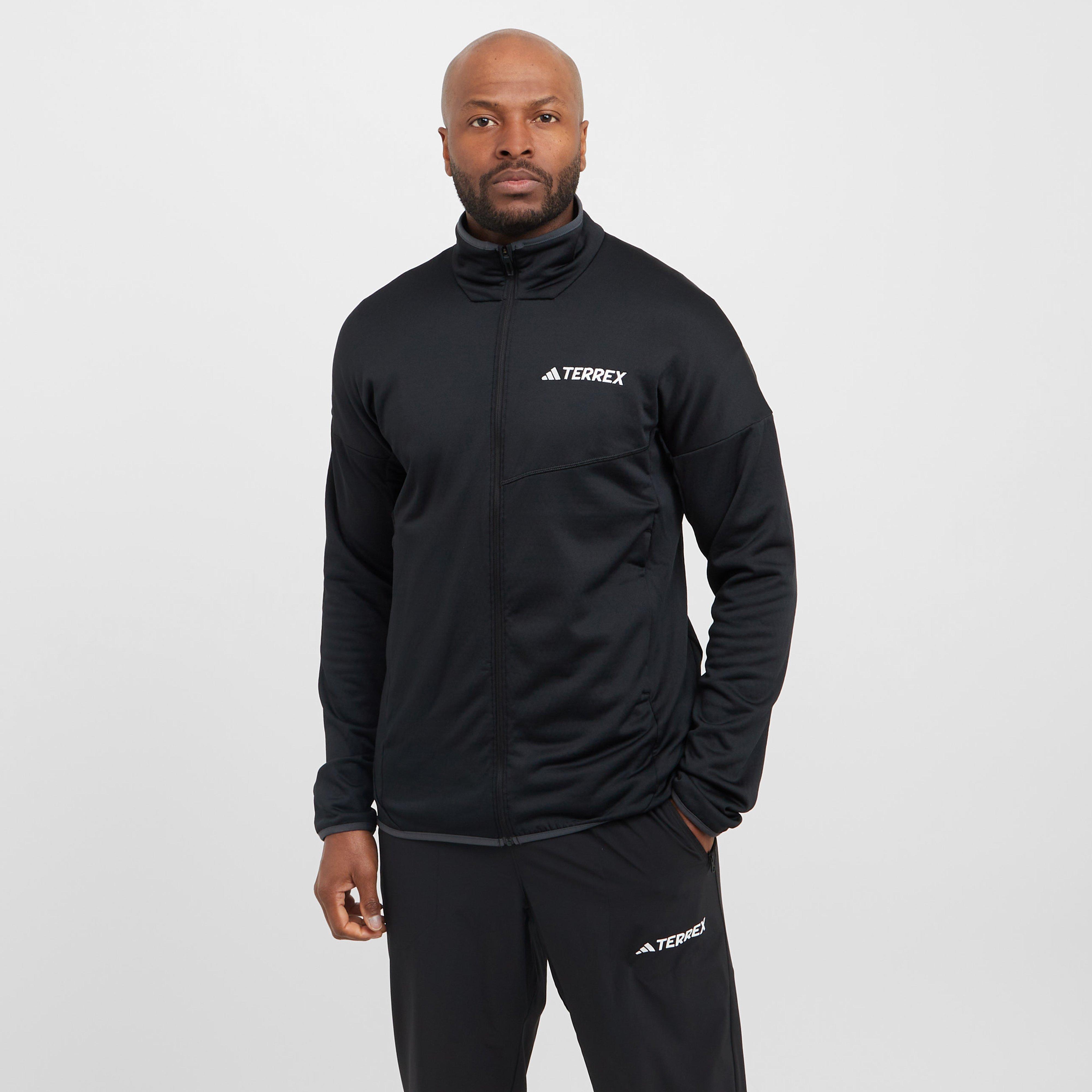 adidas Terrex Men's Xperior Climawarm Light Fleece Jacket, Black