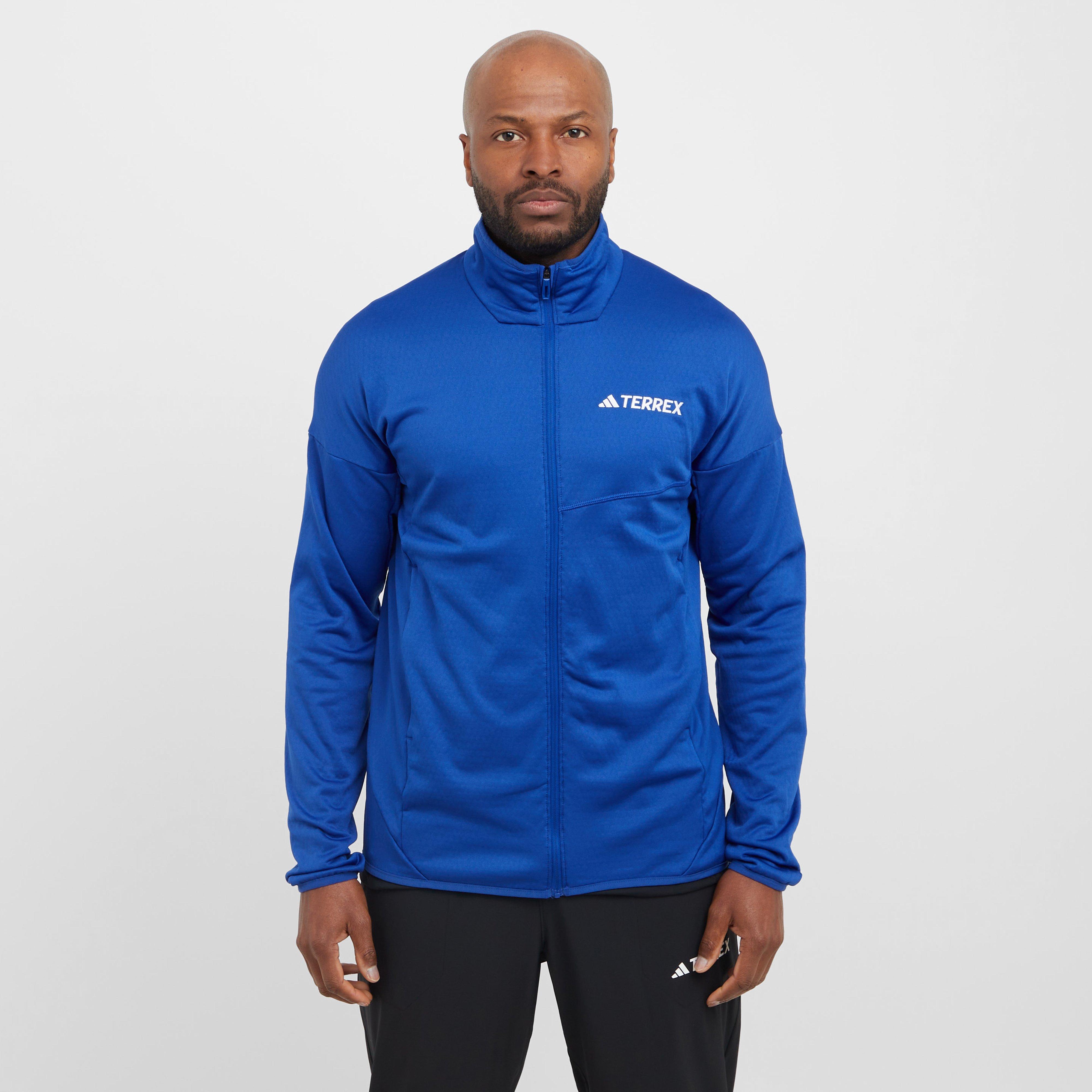 adidas Terrex Men's Xperior Climawarm Light Fleece Jacket, Blue