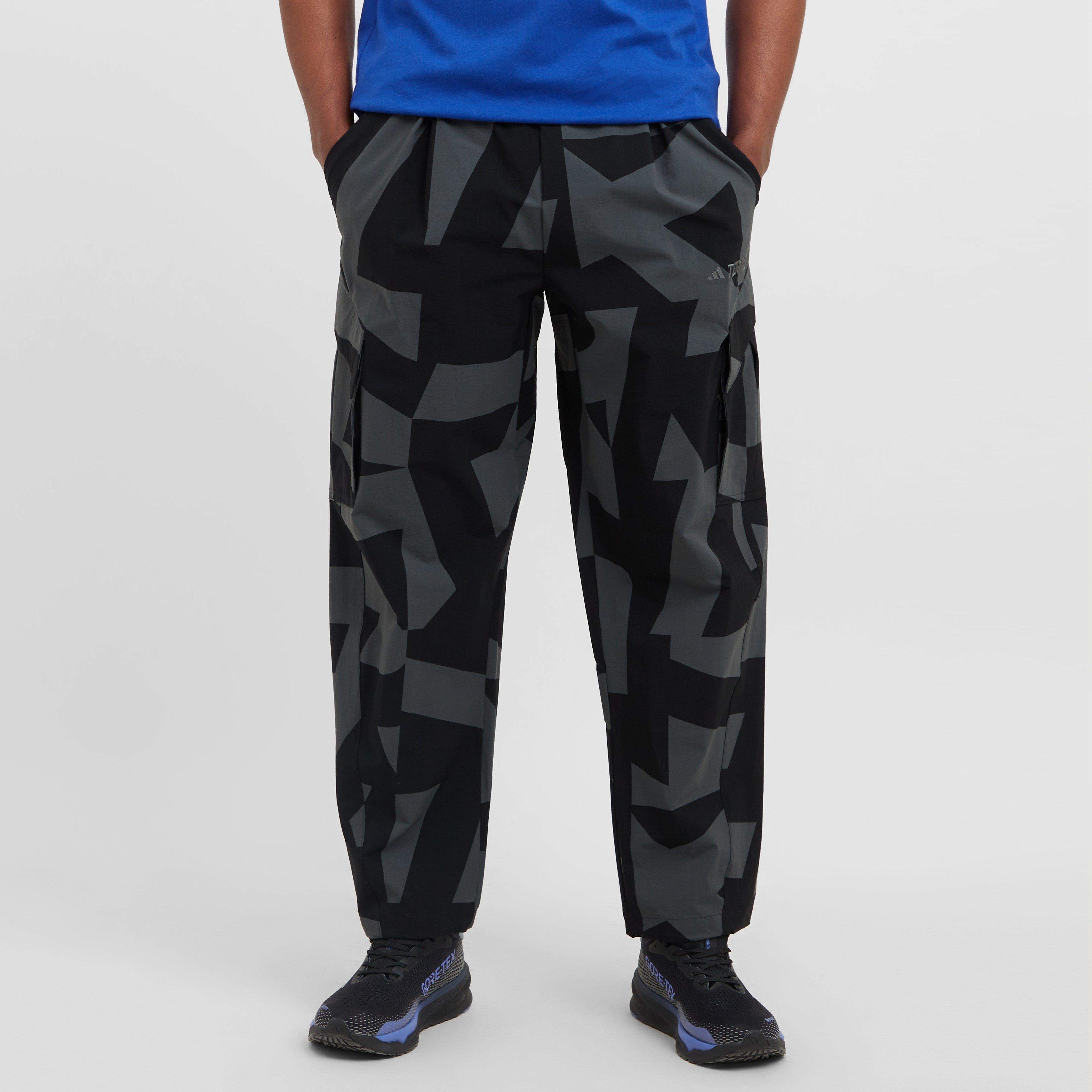 adidas Terrex Men's Xploric Printed Cargo Joggers, Black