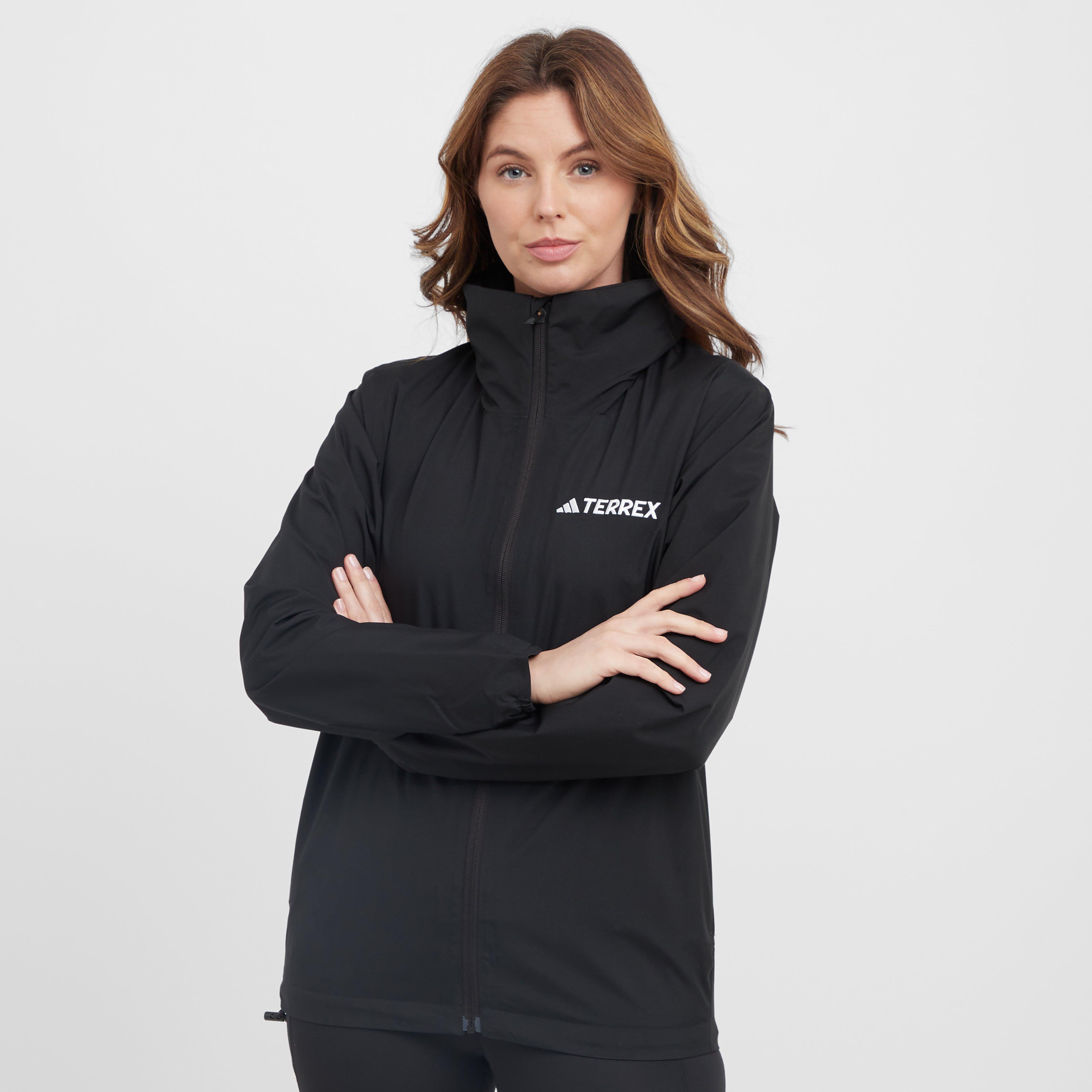 adidas Terrex Women's Multi Essentials 2L Rain Jacket, Black