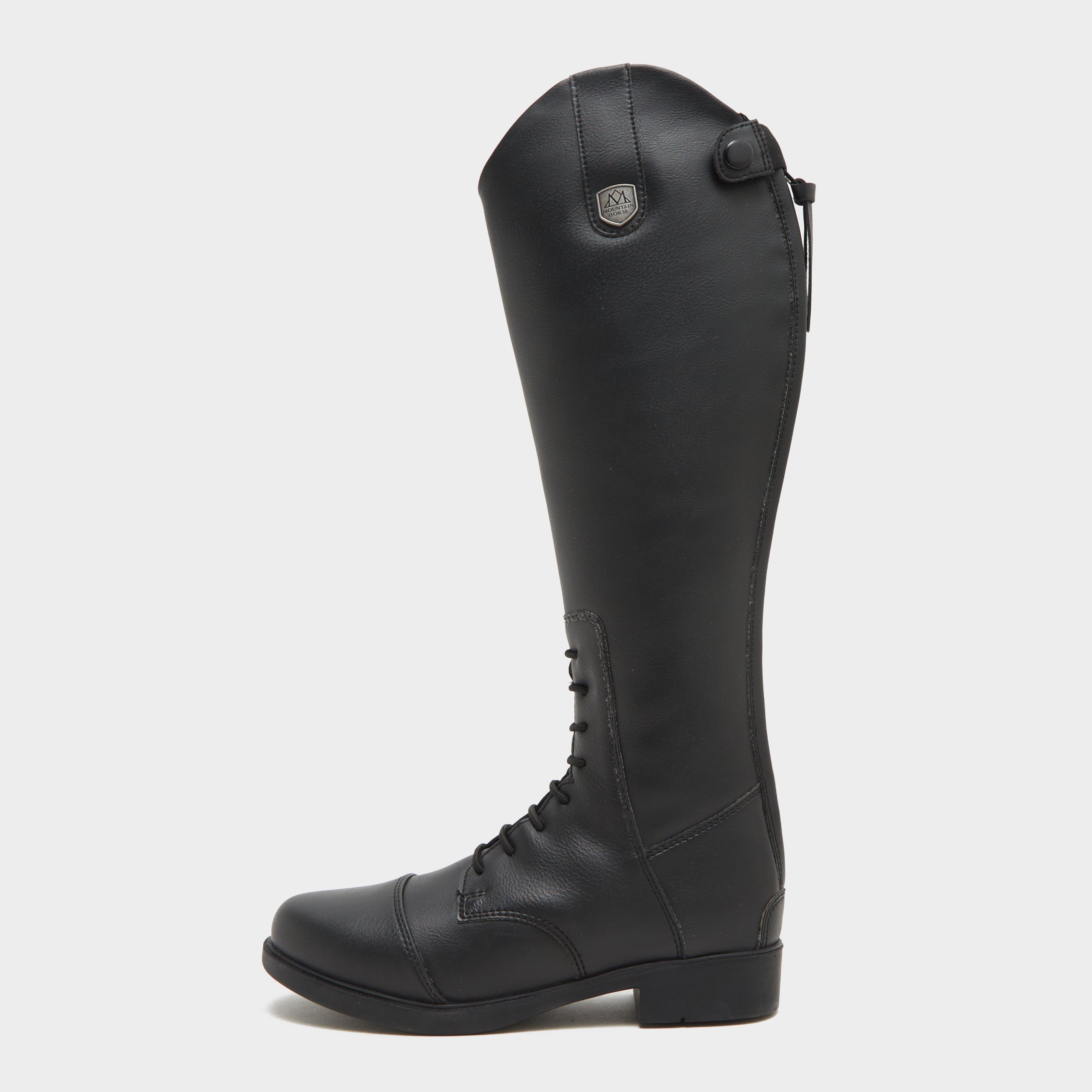 Mountain Horse Kids' Veganza Horse Riding Tall Boots, Black
