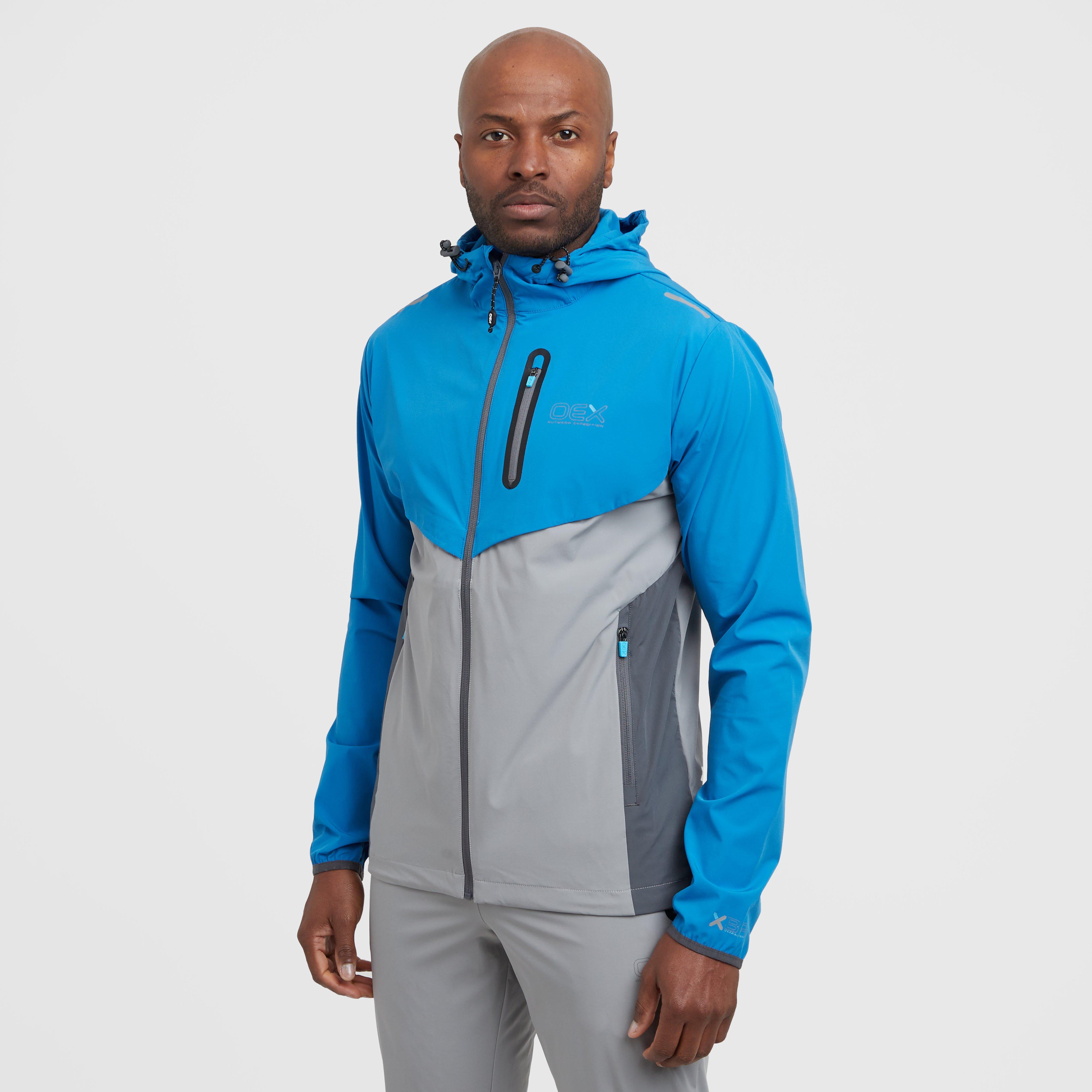 OEX BLUE Men's Fell Track Top, Blue