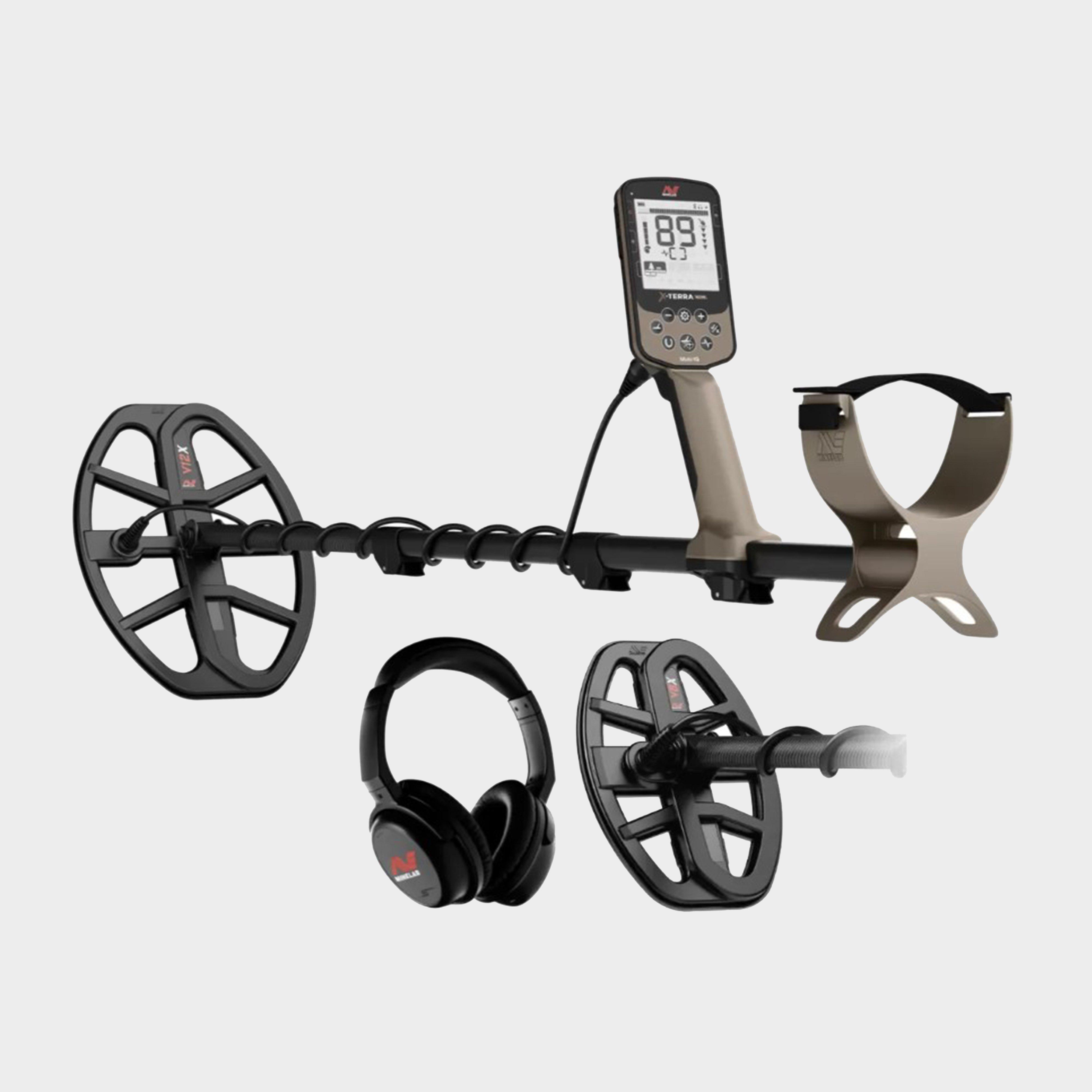 Minelab X-Terra Elite Metal Detector Expedition Pack, Black