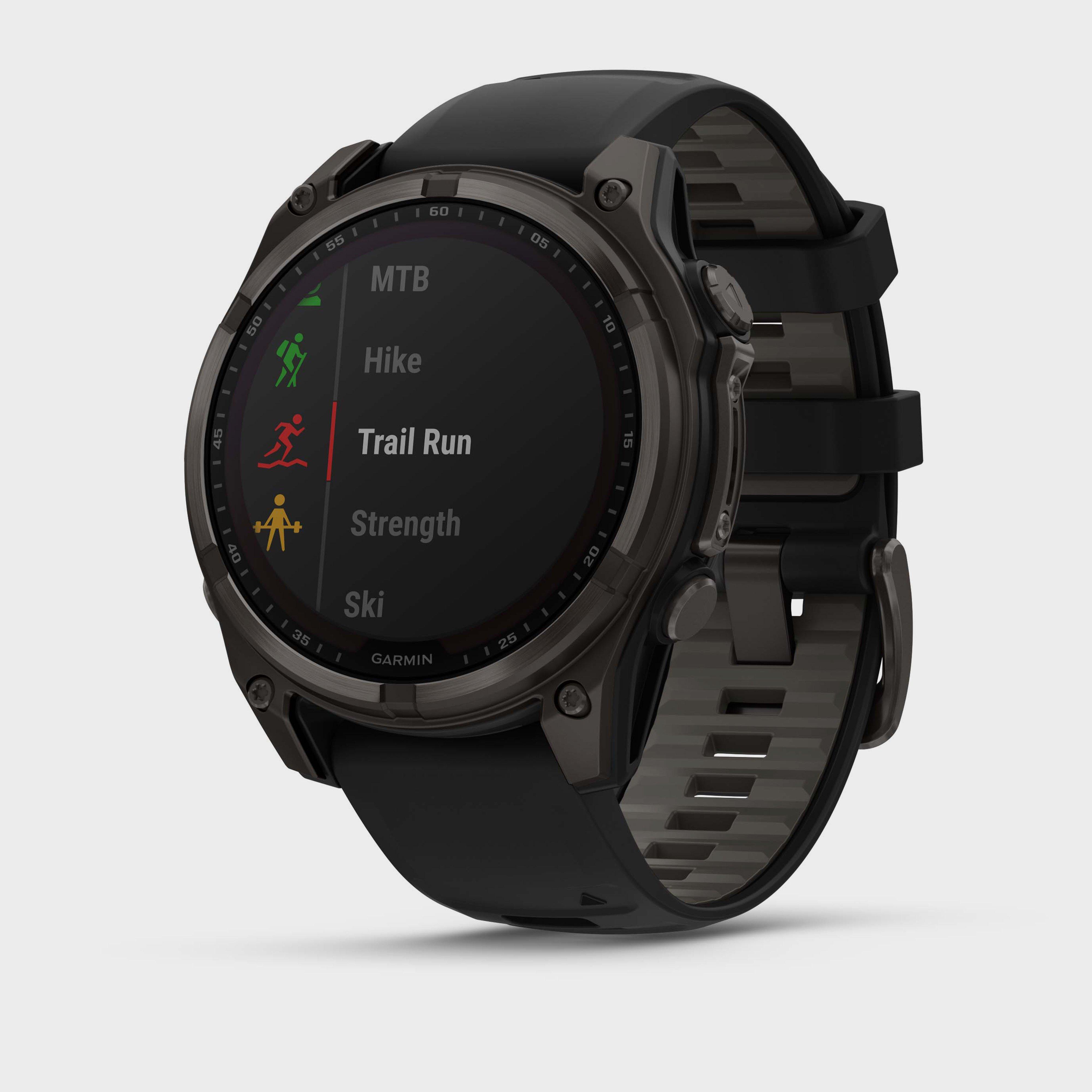 Garmin fenix 8 Sapphire Solar Edition 47mm GPS Smartwatch, Black