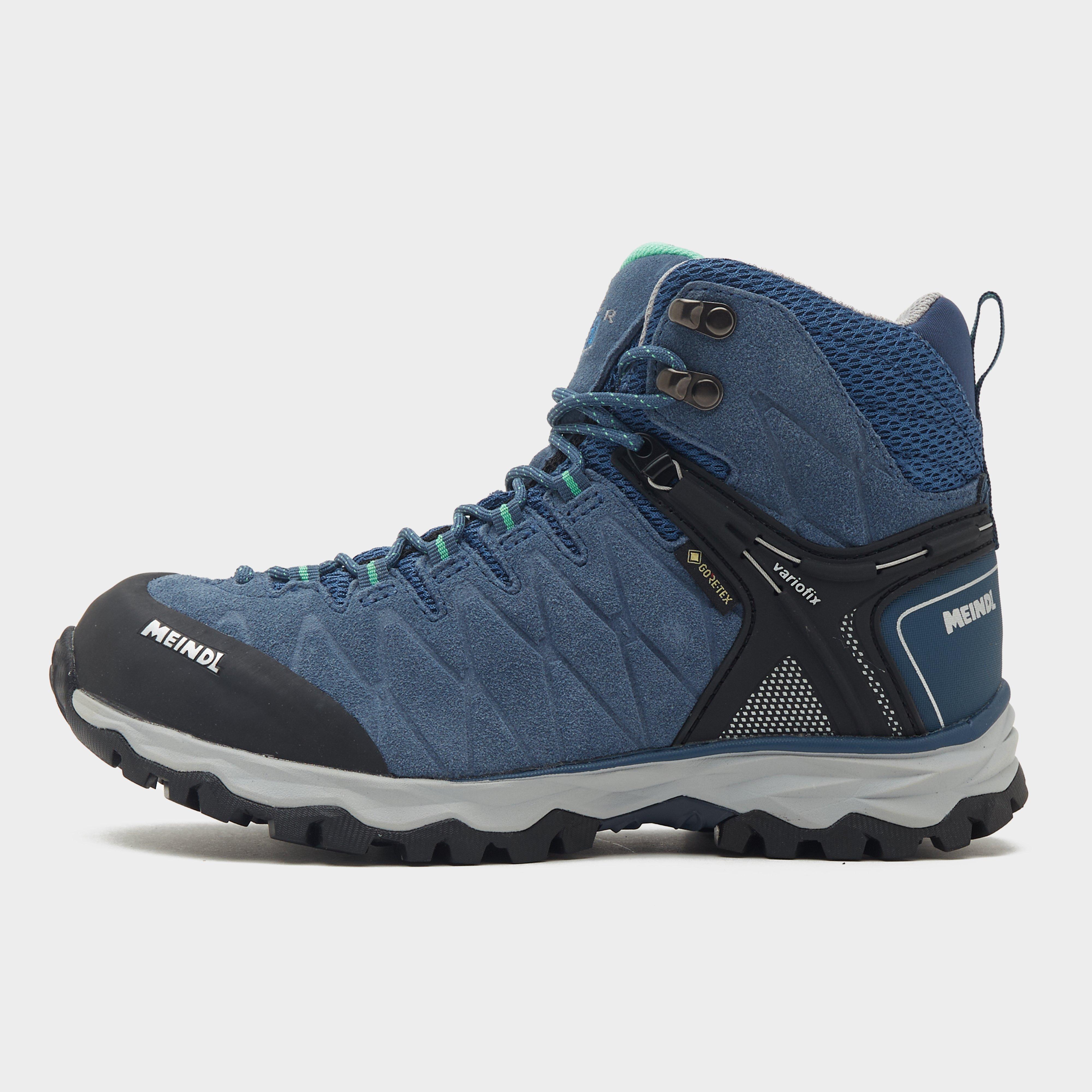 Meindl Women's Mondello GORE-TEX Mid Walking Shoes, Navy