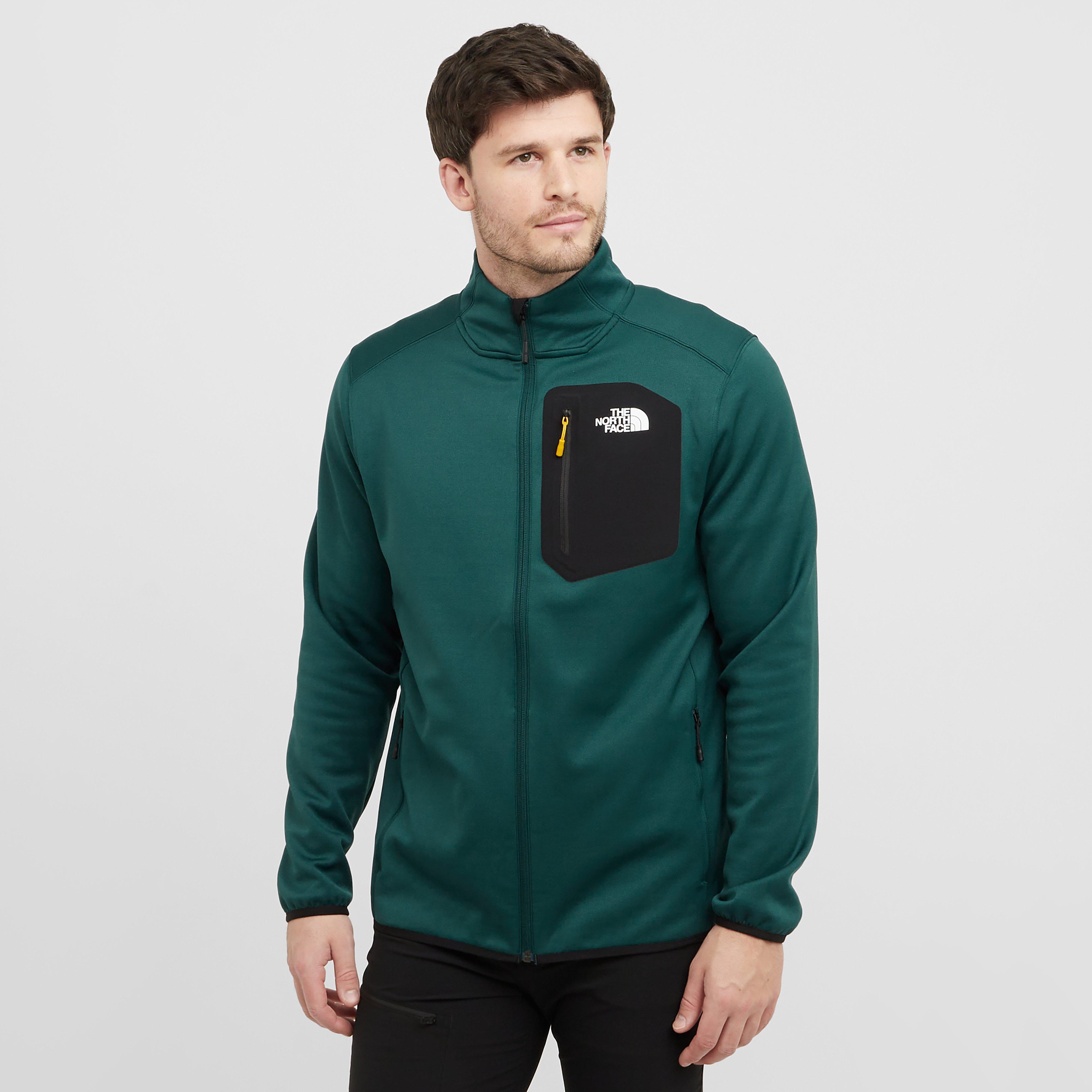 The North Face Men's Crest Full-Zip Fleece, Green