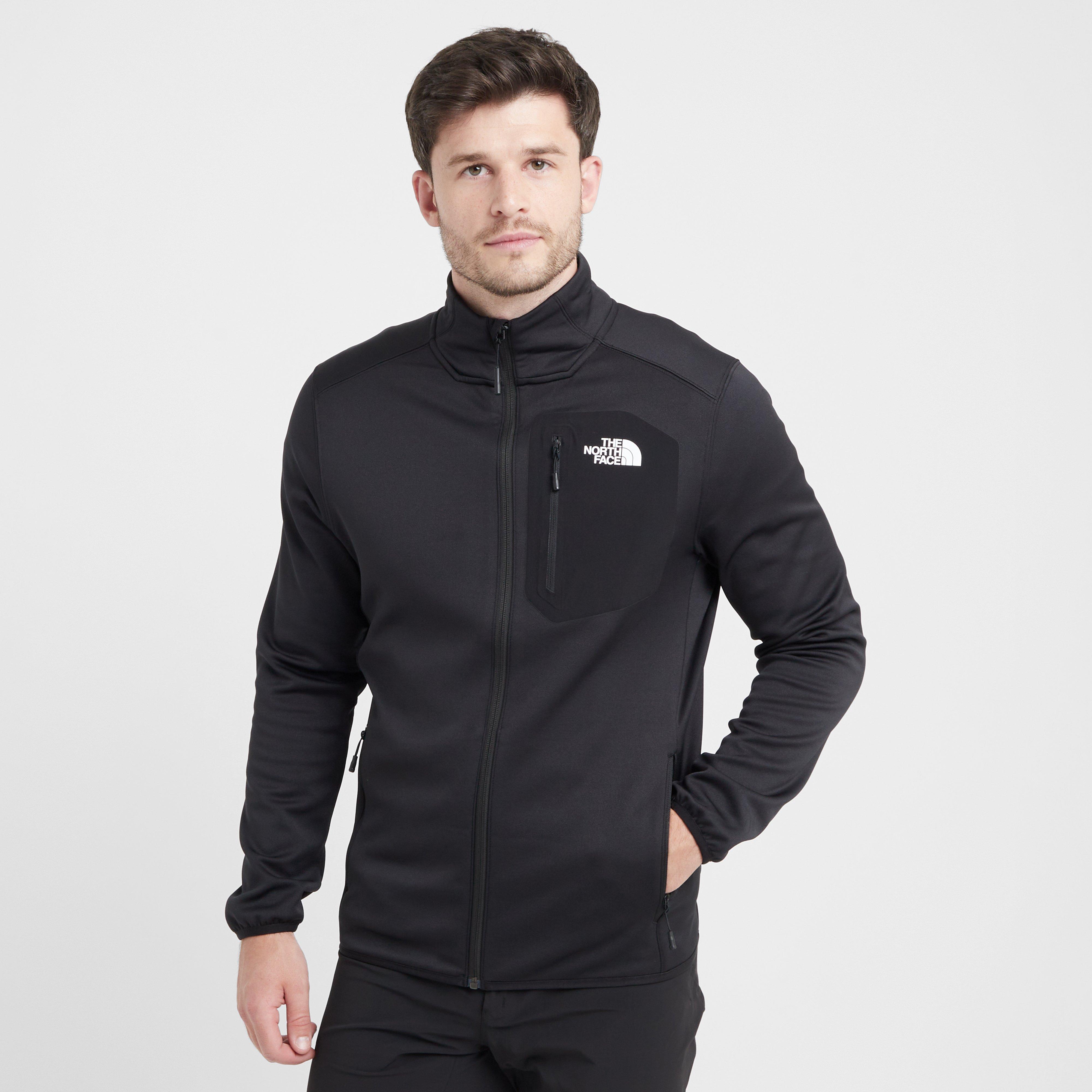 The North Face Men's Crest Full-Zip Fleece, Black