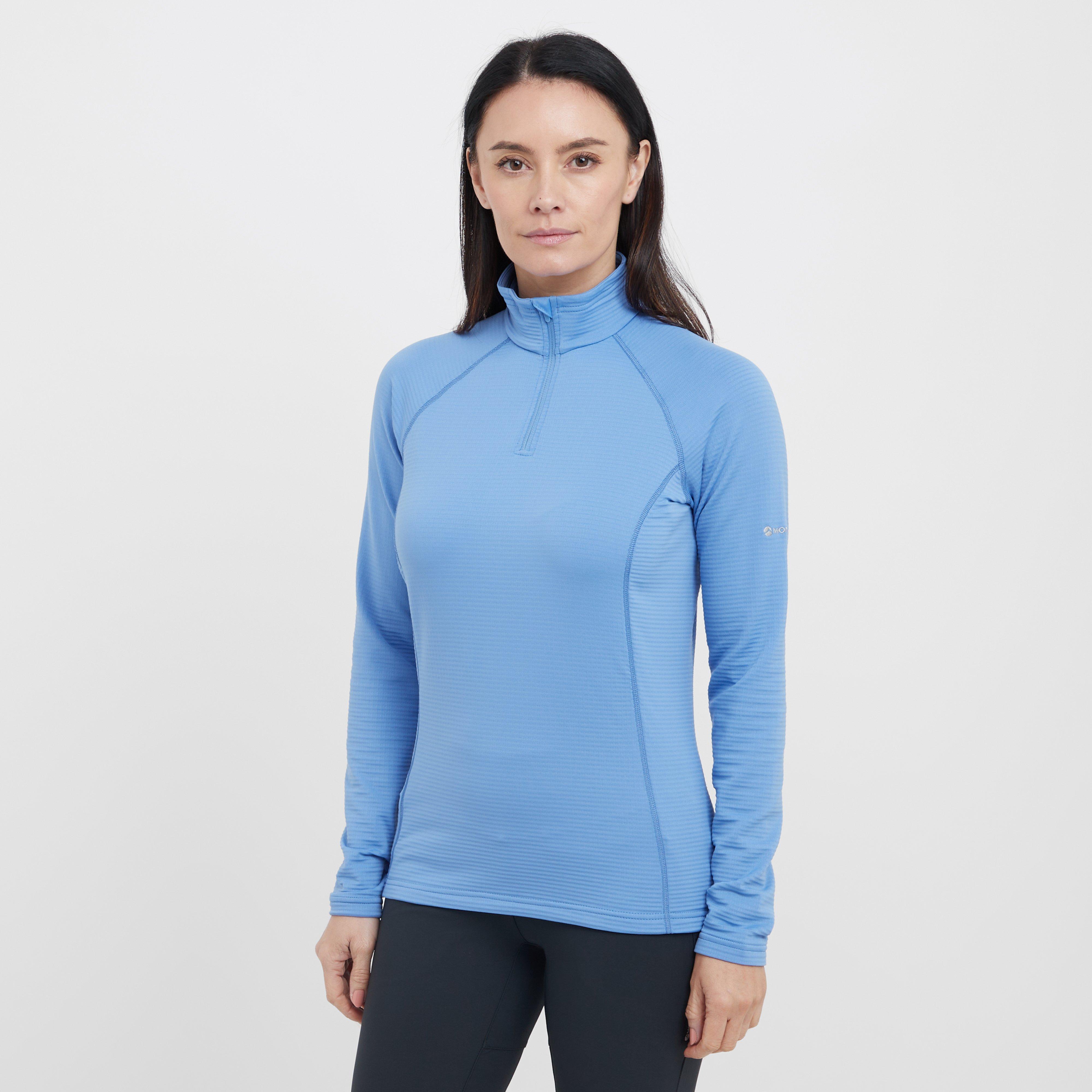 Montane Women's Protium Lite Pull On Fleece, Blue
