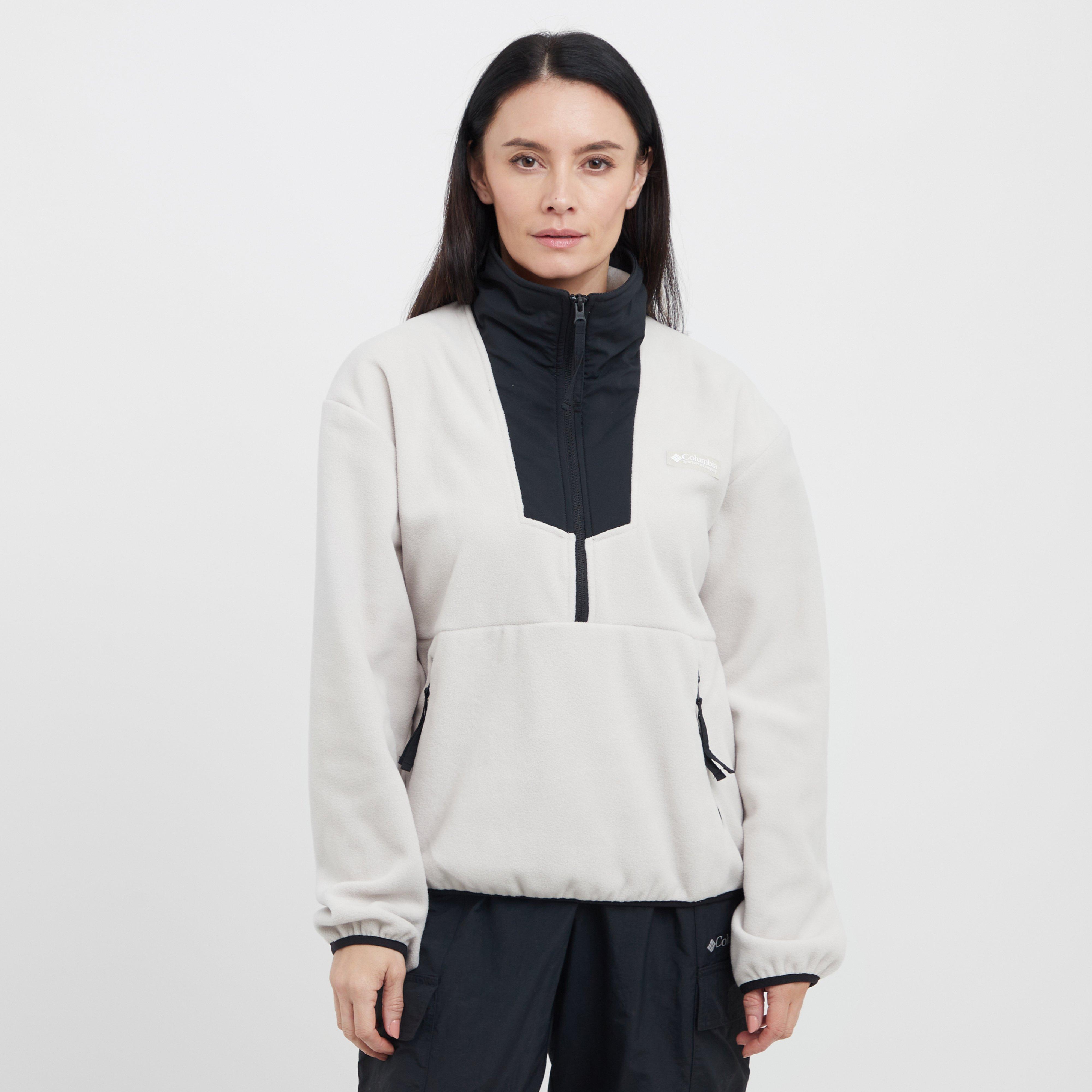 Columbia Women's Sequoia Grove Half Zip Fleece, Beige