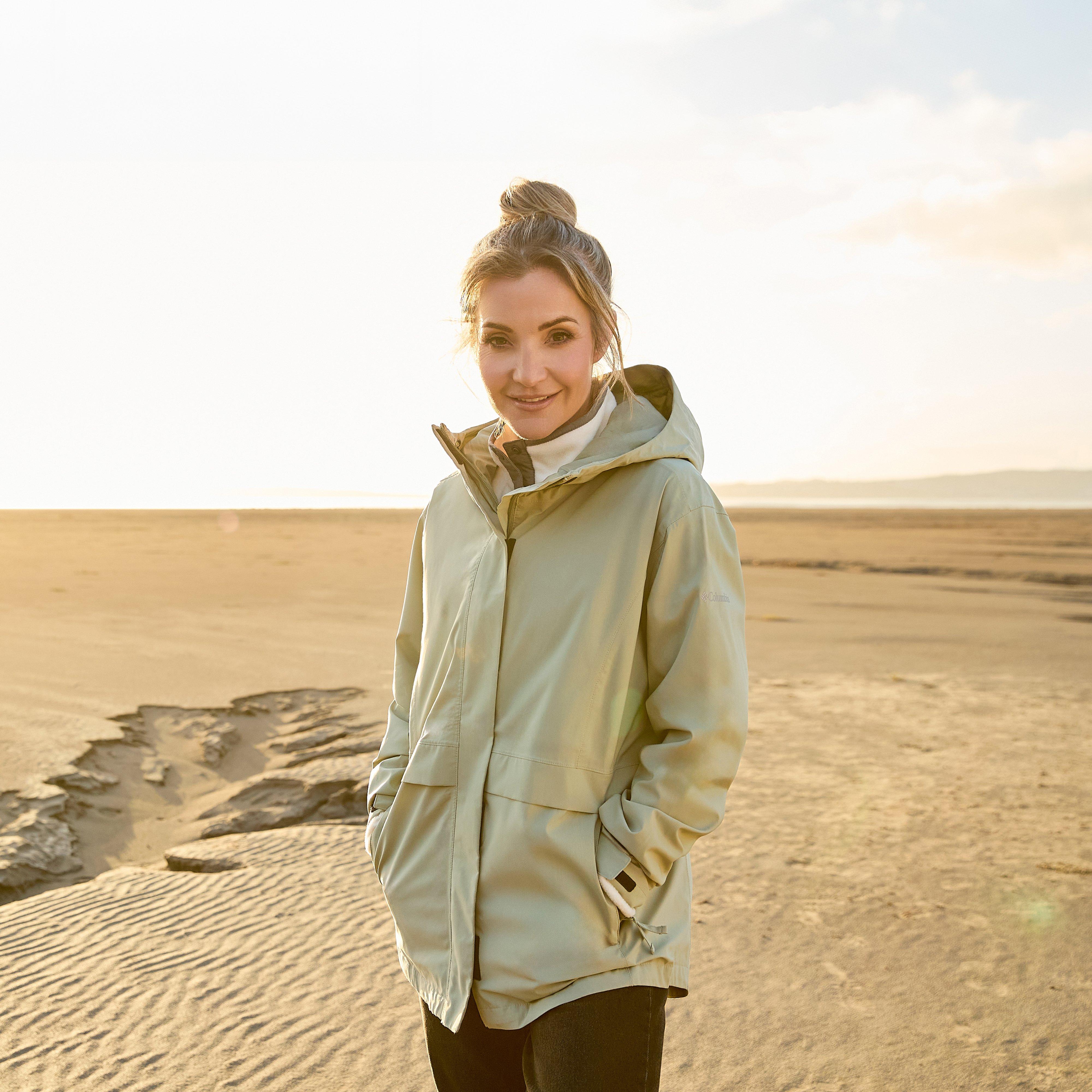 Columbia Women's Altbound Waterproof Recycled Jacket, Beige