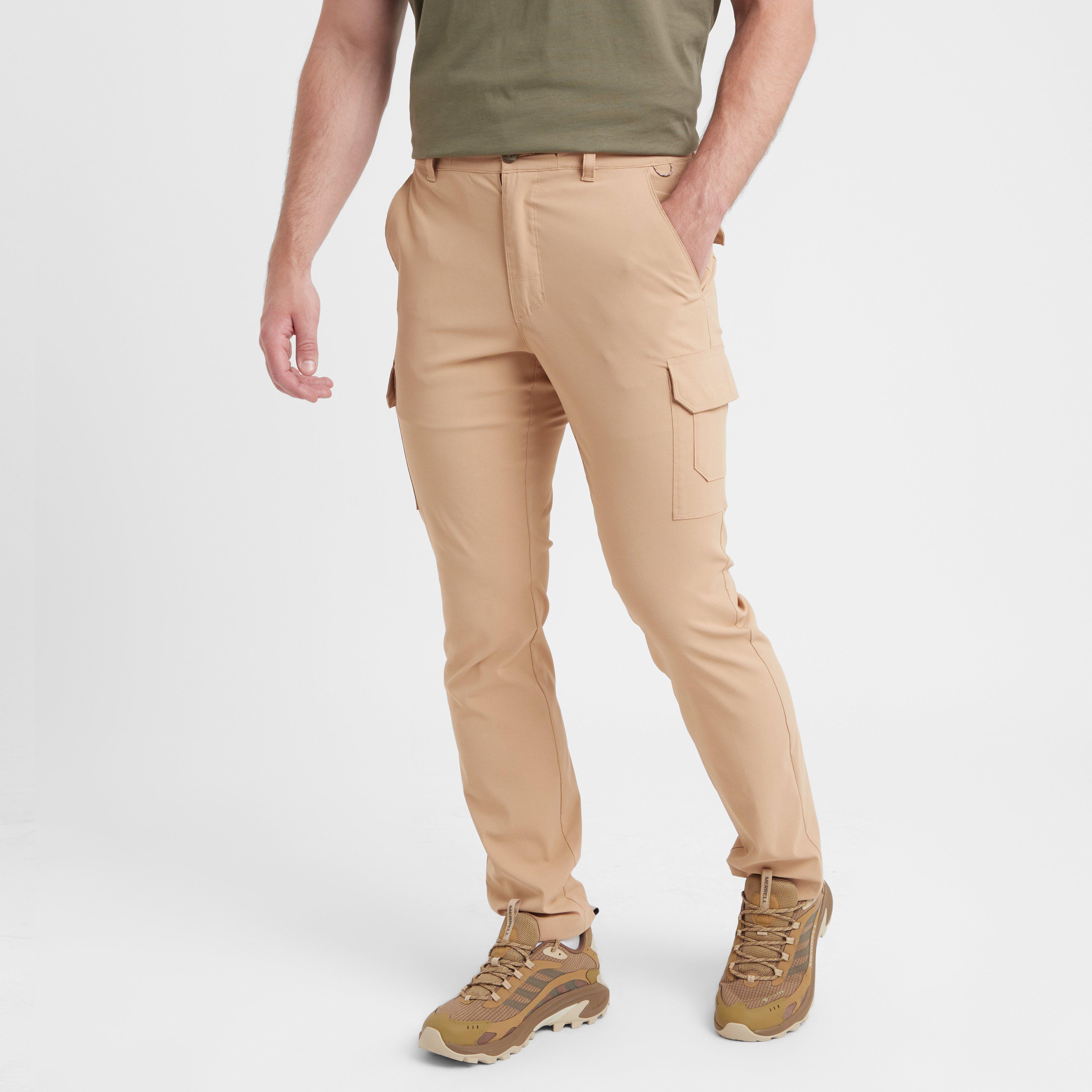 Columbia Men's Tech Trail Utility Hiking Trousers, Beige
