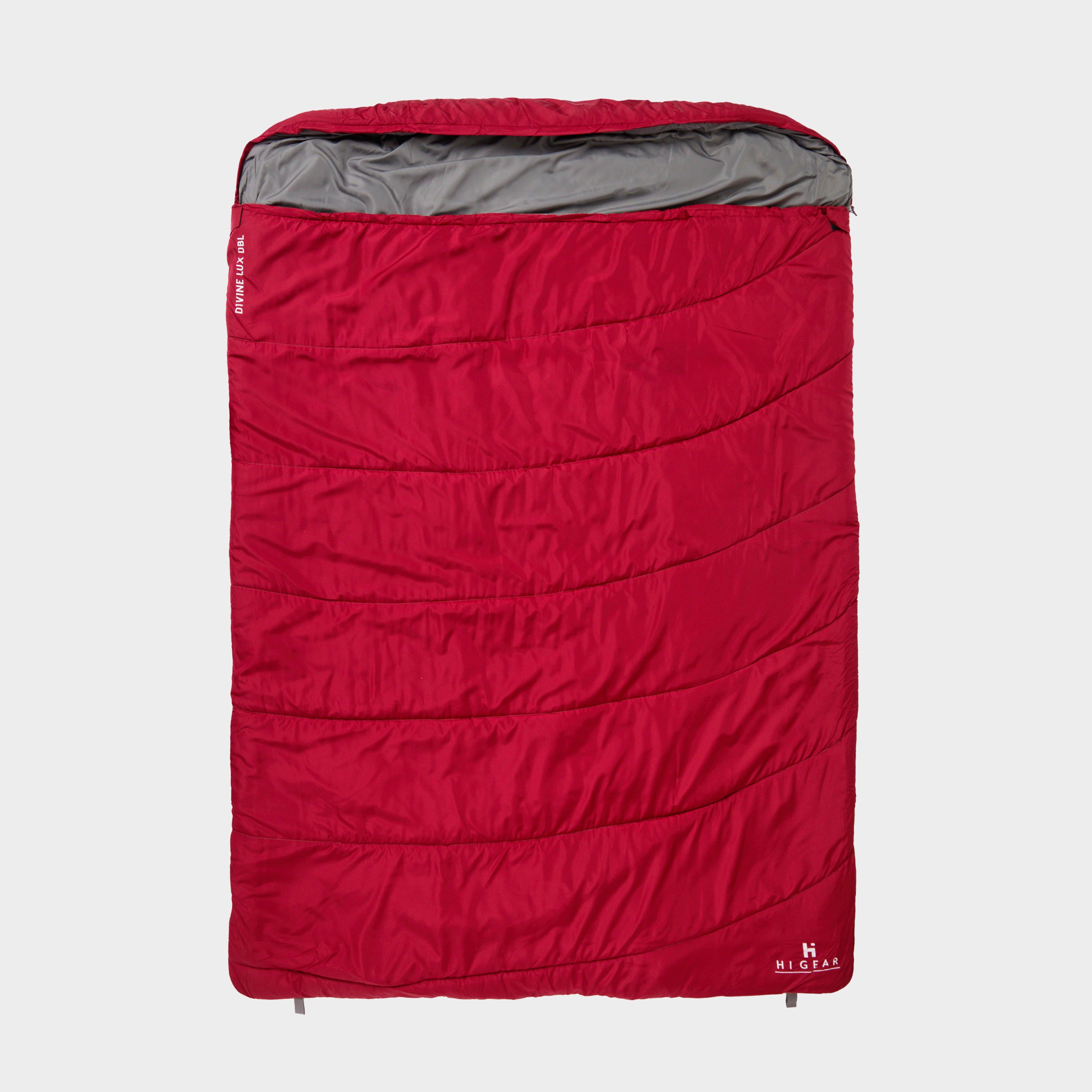 HI-GEAR Divine Luxury Double Sleeping Bag, Red