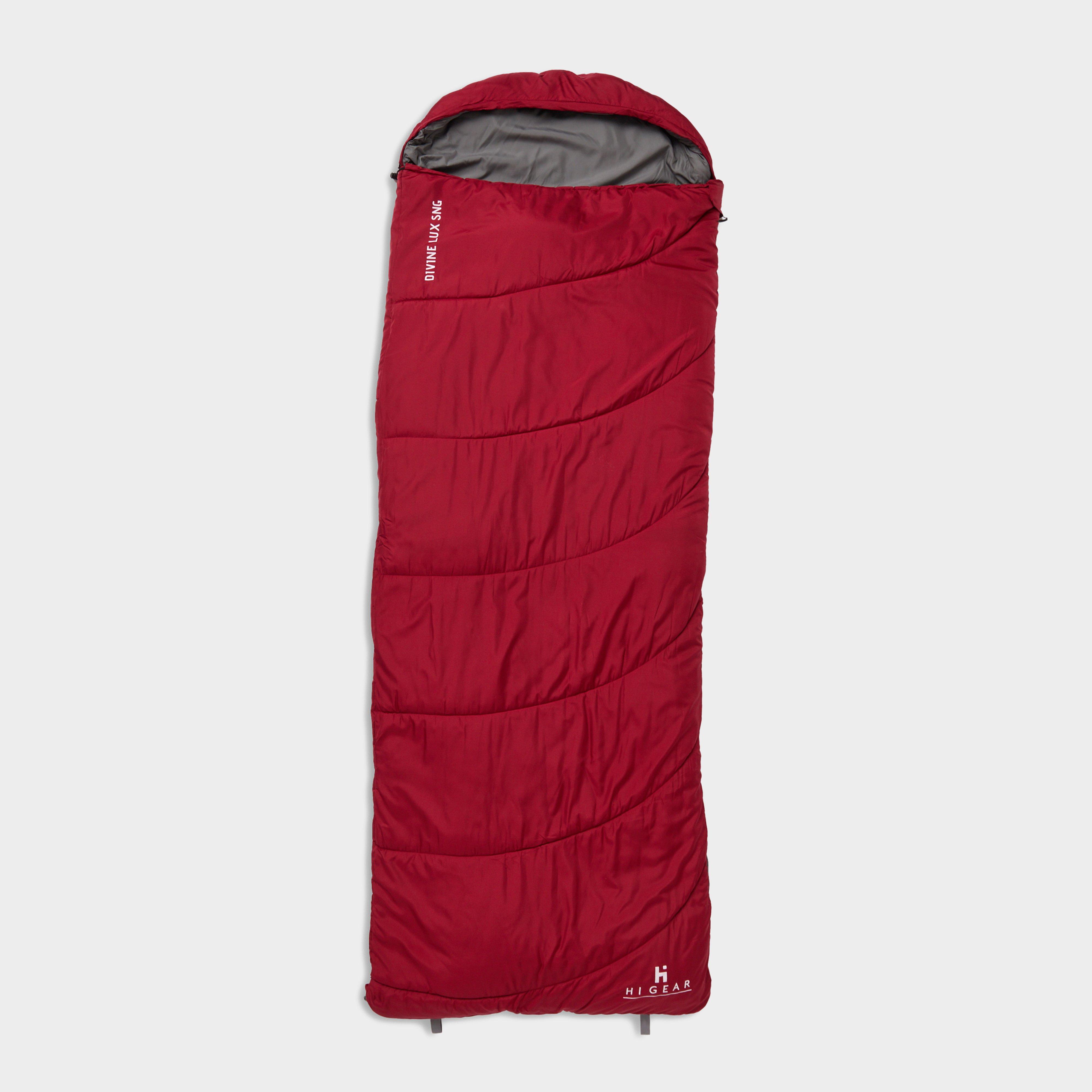 HI-GEAR Divine Luxury Single Sleeping Bag, Red