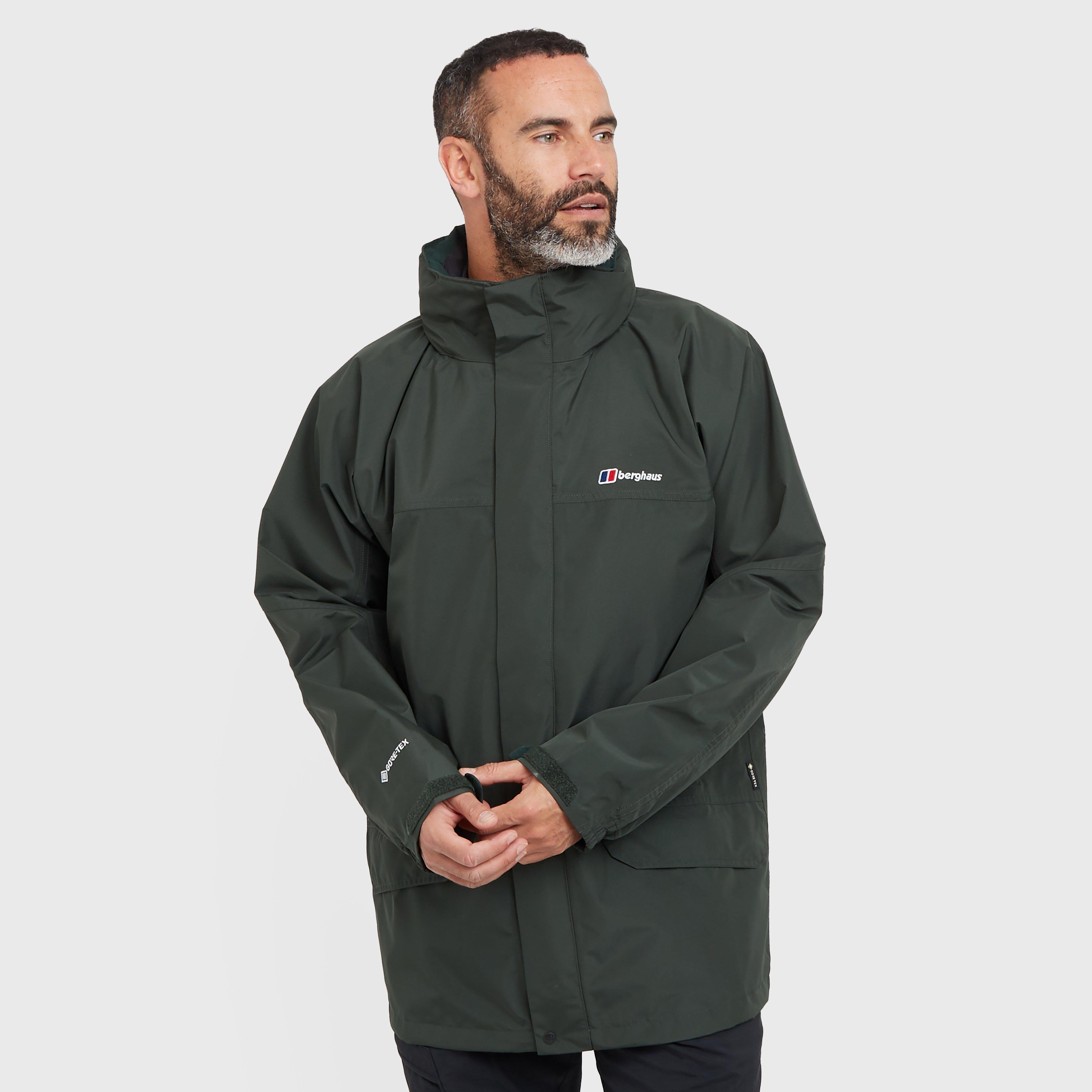Berghaus Men's Long Cornice InterActive Jacket, Green