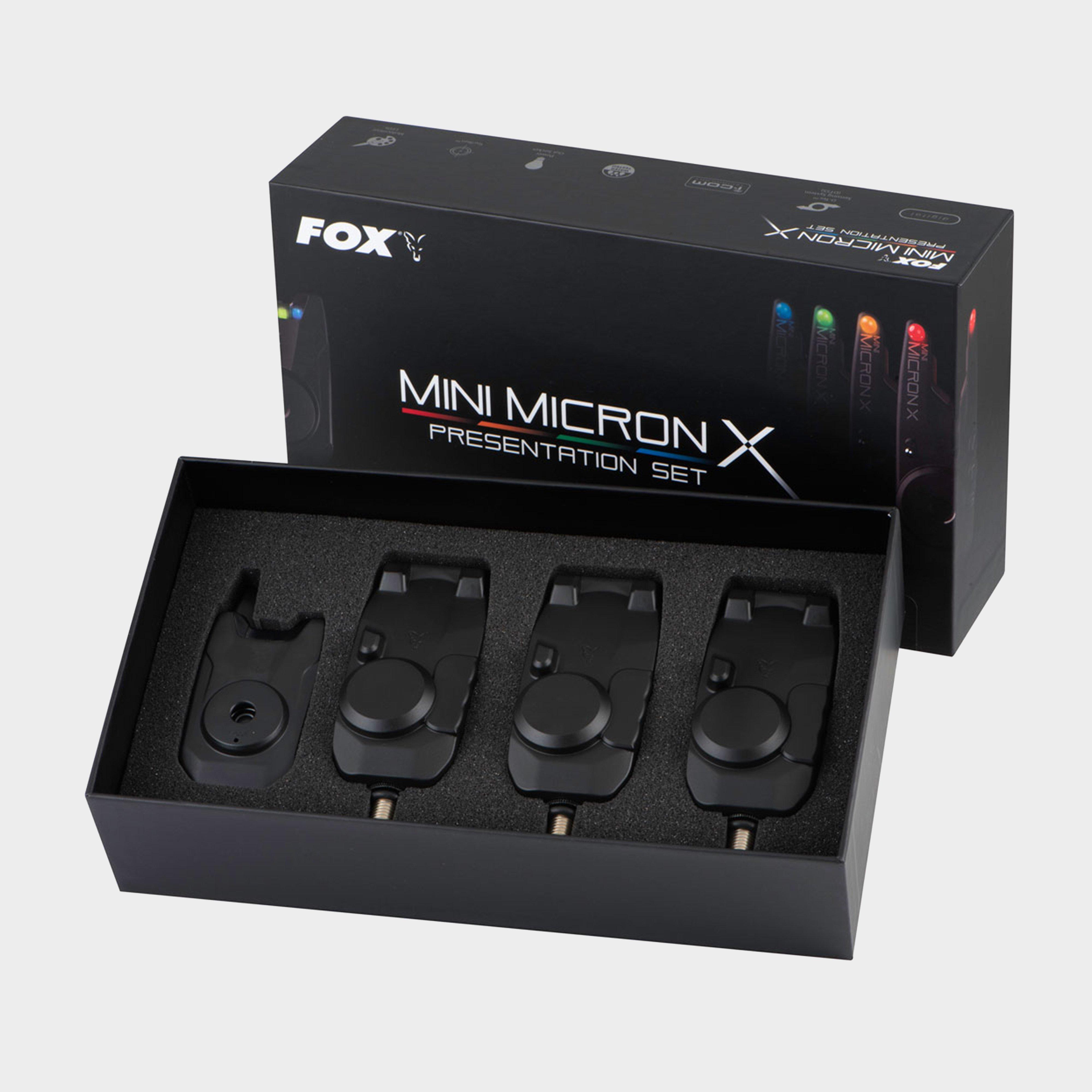 FOX INTERNATIONAL Mini Micron X 3 Rod Set, Black