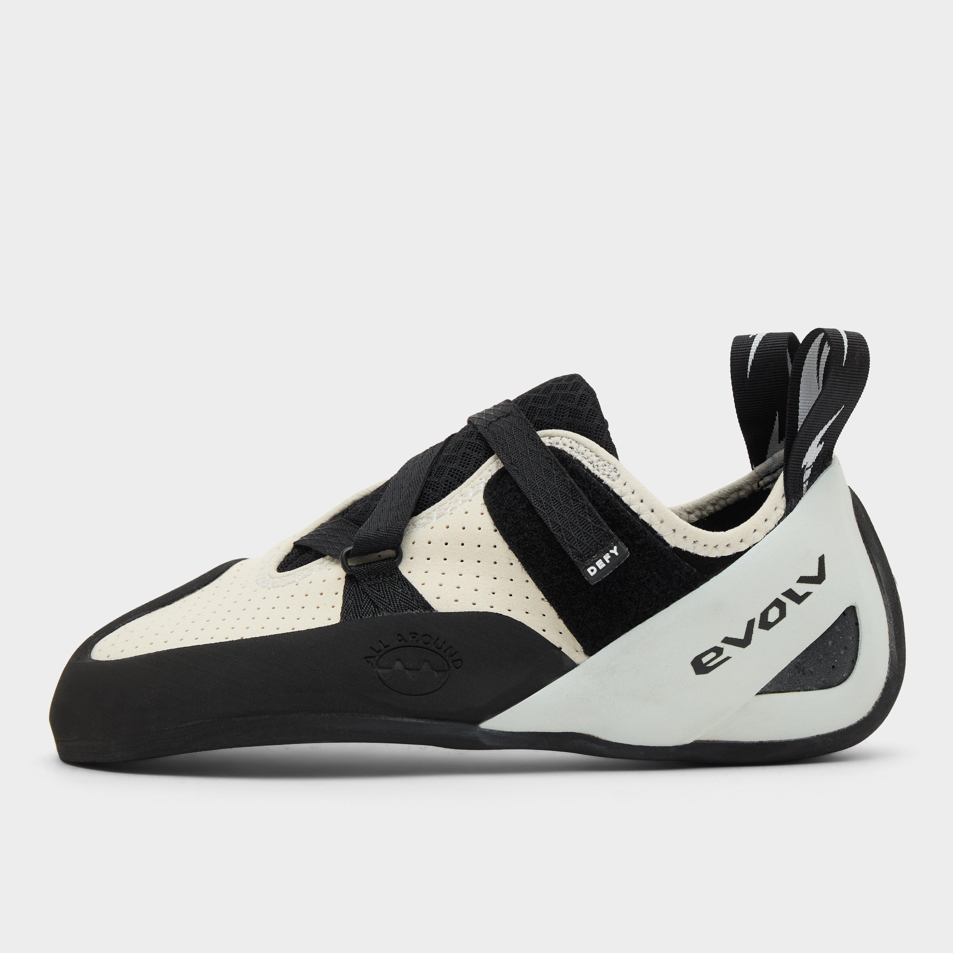 EVOLV Unisex Defy Rock Climbing Shoes, White