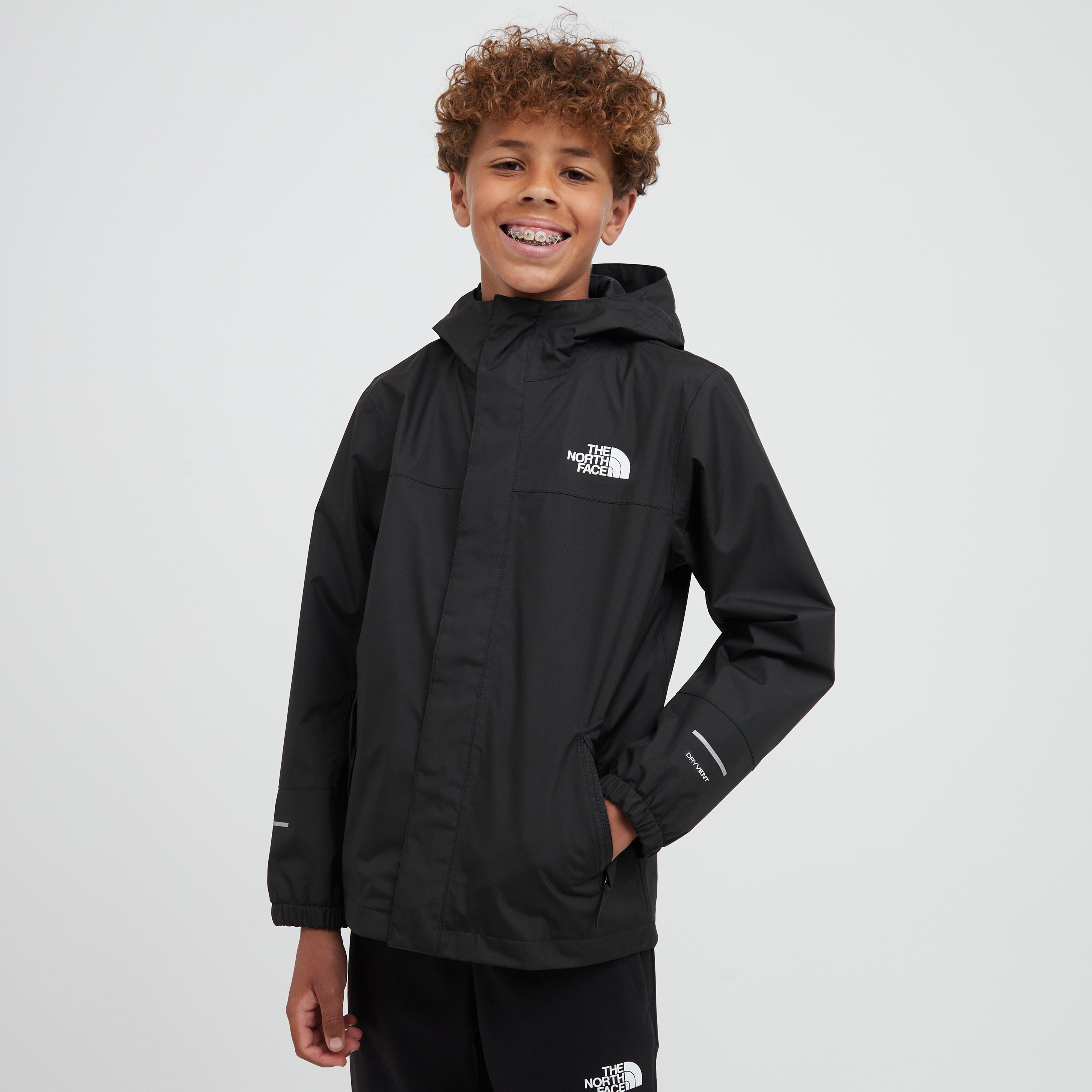 The North Face Boys' Antora Rain Jacket, Black