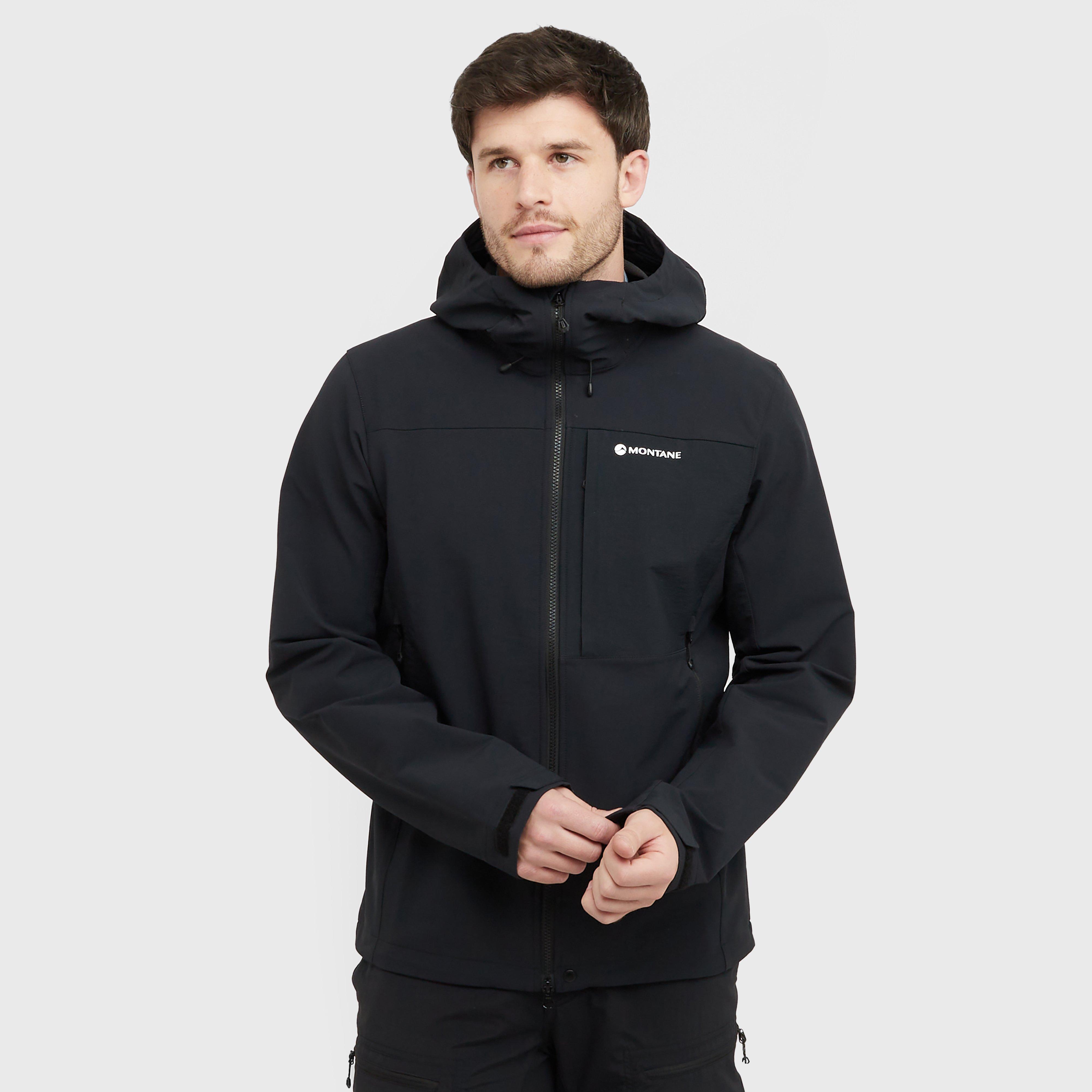 Montane Men's Tenacity XT Hooded Softshell Jacket, Black