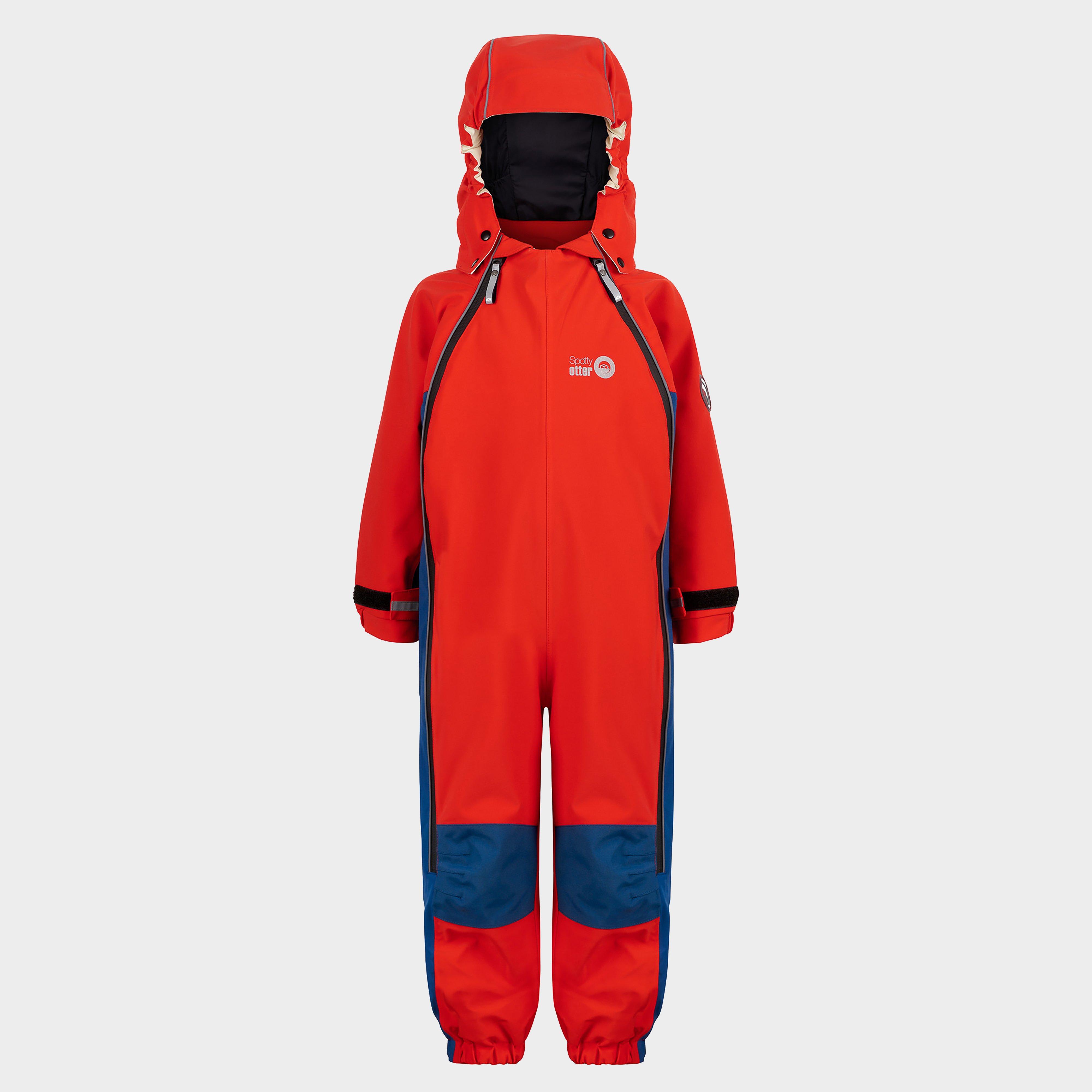 Spotty otter Kids' Adventure Splashsuit, Red