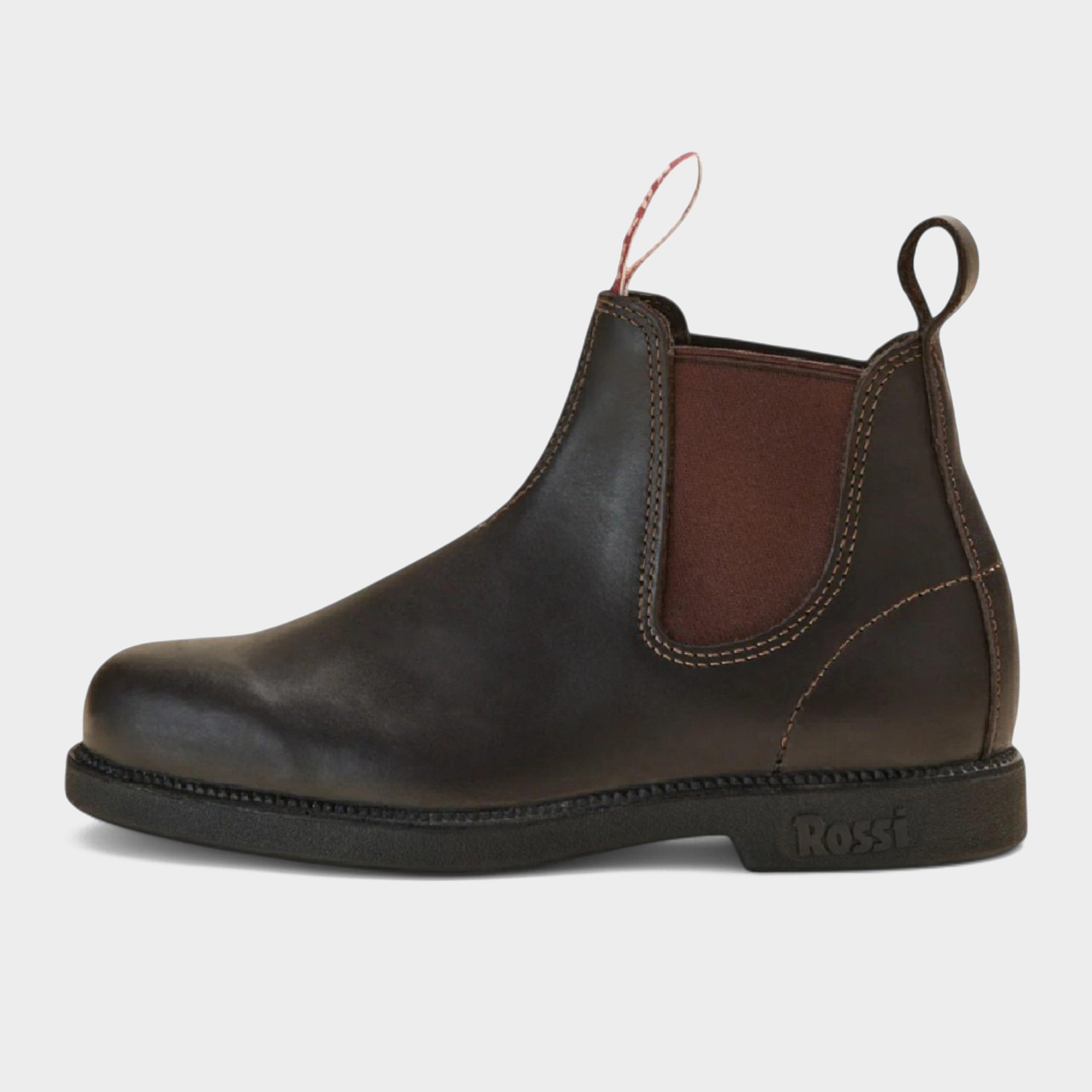 Rossi boots Unisex Rossi 607 Booma Leather Chelsea Boot, Brown
