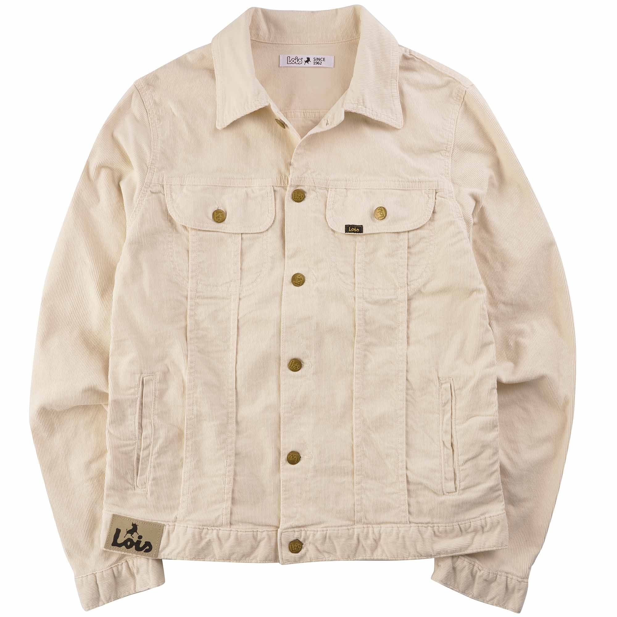 Tejana Thin Corduroy Jacket - Ecru