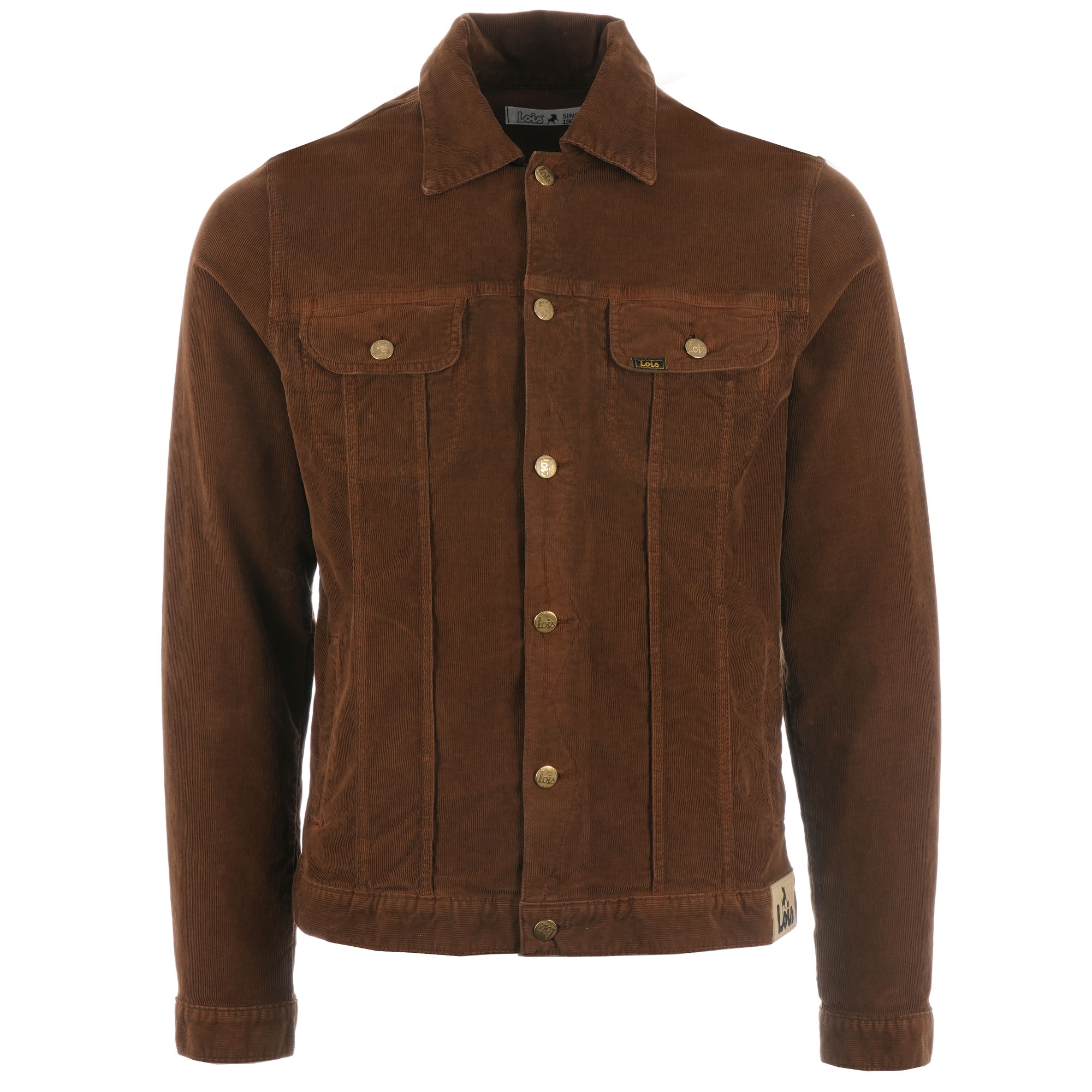 Tejana Thin Cord Jacket - Brown
