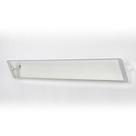 Shadow Crystal 400W Infrared Glass Panel Heater - Clear Glass