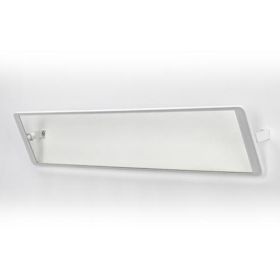 Shadow Crystal 600W Infrared Glass Panel Heater - Clear Glass