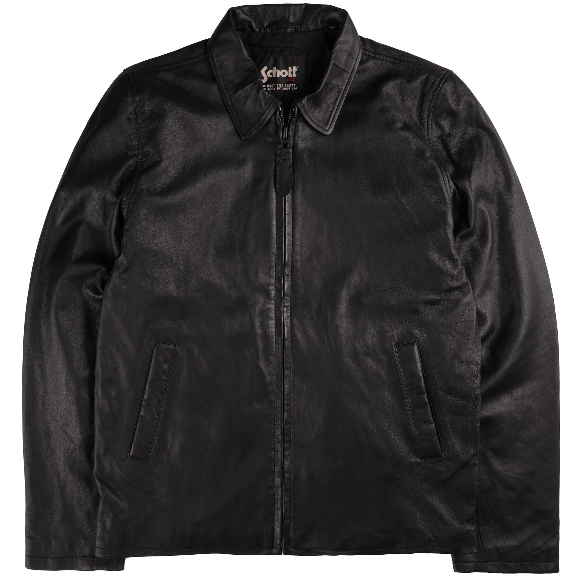 Classic Leather Jacket - Black